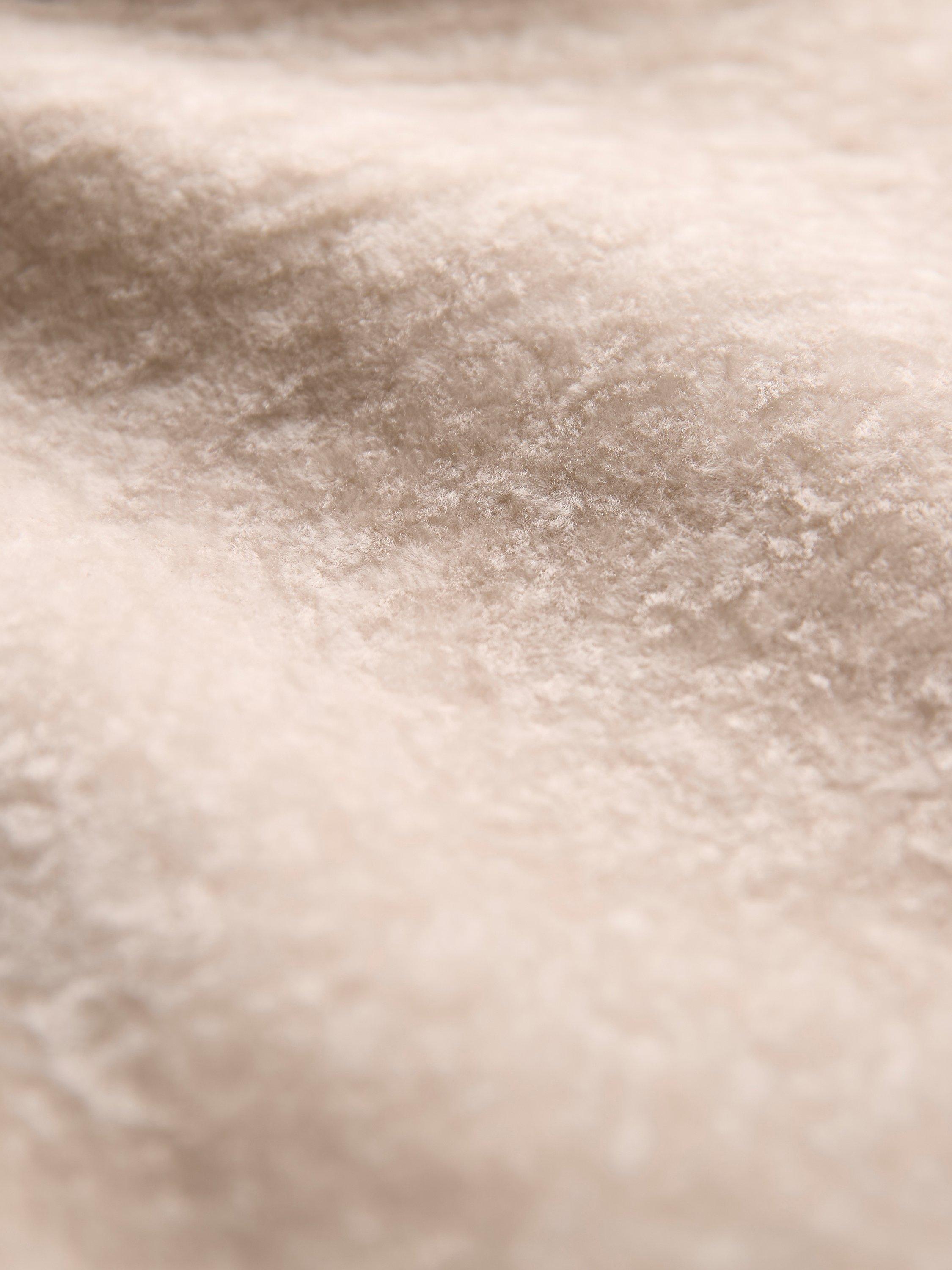 Product image 8 of 8, which shows Celtic & Co. Zip Up Sheepskin Jacket, Oyster, 8