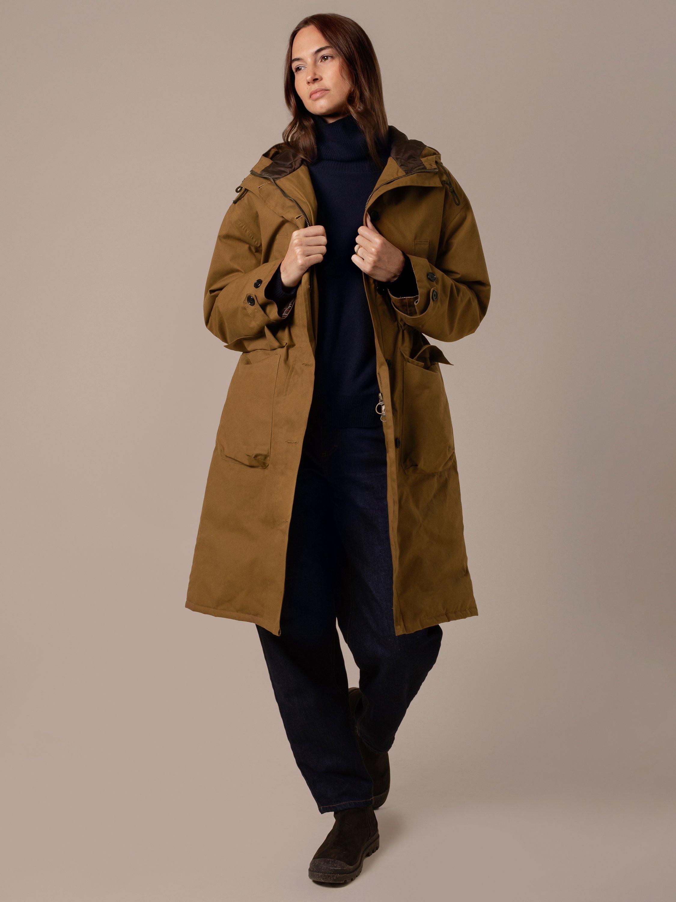 Product image 1 of 6, which shows Celtic & Co. Water Resistant Hooded Parka, Bronze, 8