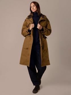 Celtic & Co. Water Resistant Hooded Parka, Bronze, Bronze