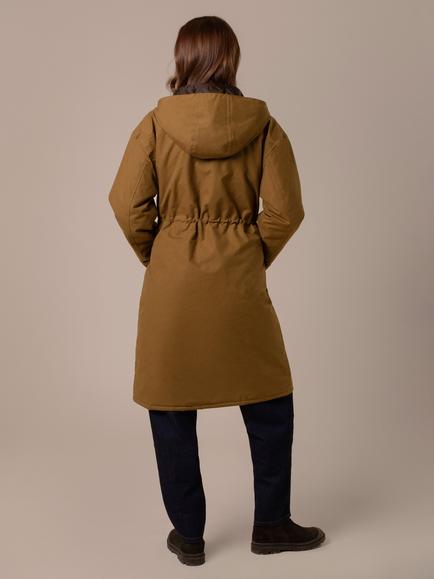 Celtic & Co. Water Resistant Hooded Parka, Bronze - view 2, Bronze
