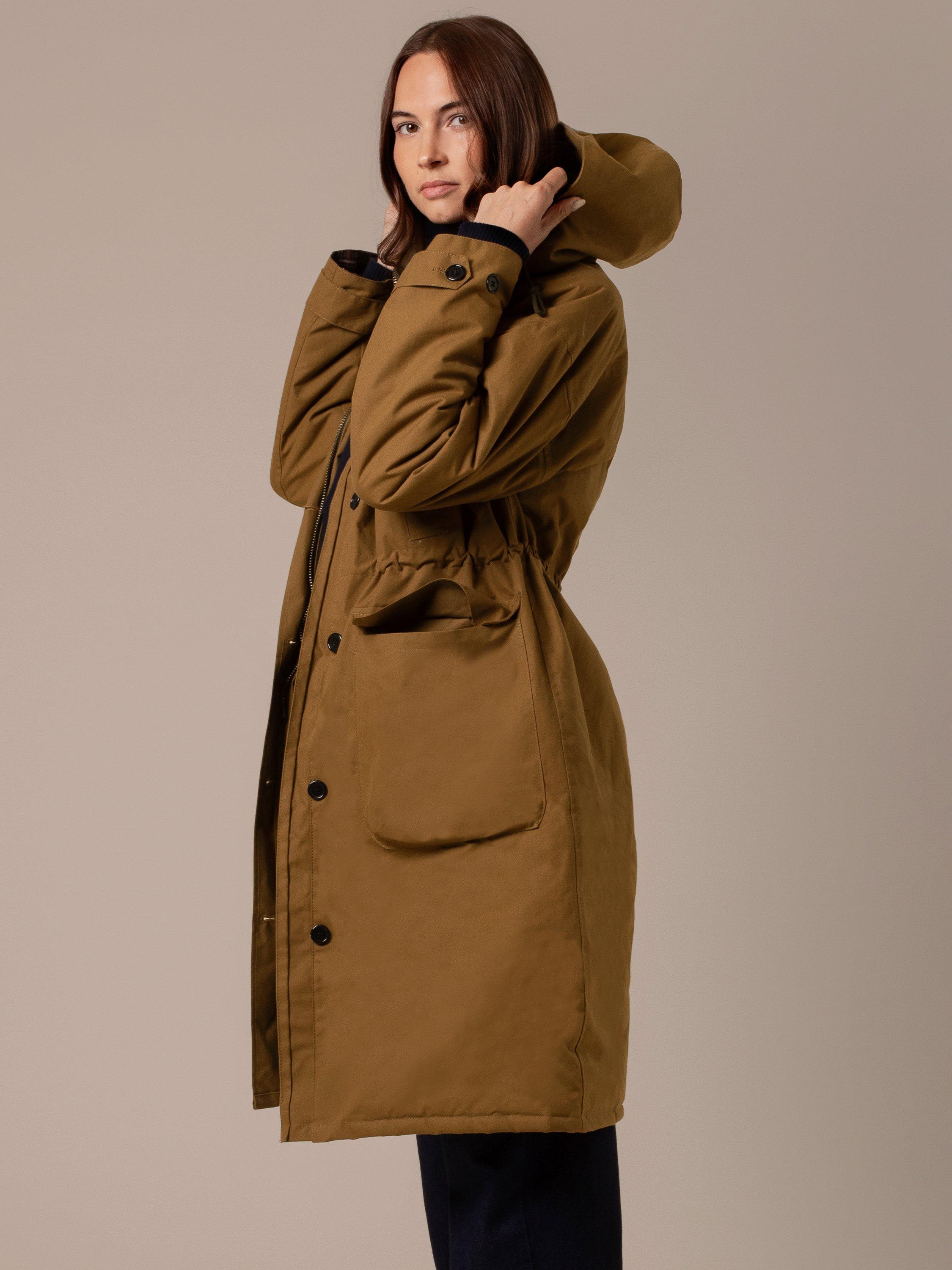 Product image 3 of 6, which shows Celtic & Co. Water Resistant Hooded Parka, Bronze, 8