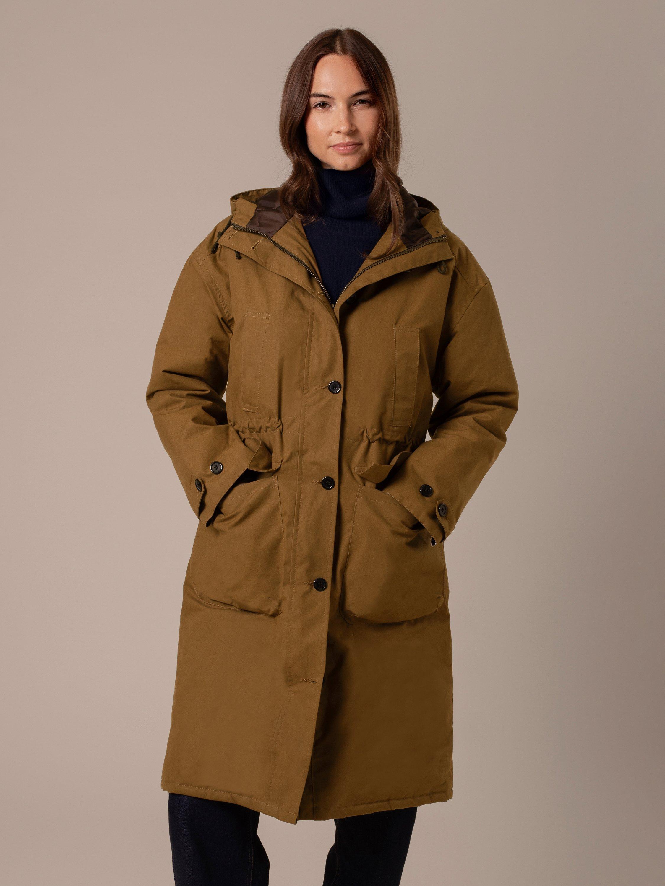 Product image 4 of 6, which shows Celtic & Co. Water Resistant Hooded Parka, Bronze, 8