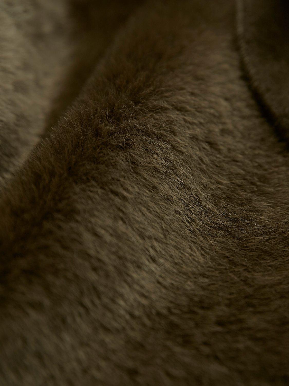 Product image 5 of 6, which shows Celtic & Co. Toscana Trim Sheepskin Jacket, Black Olive, 8