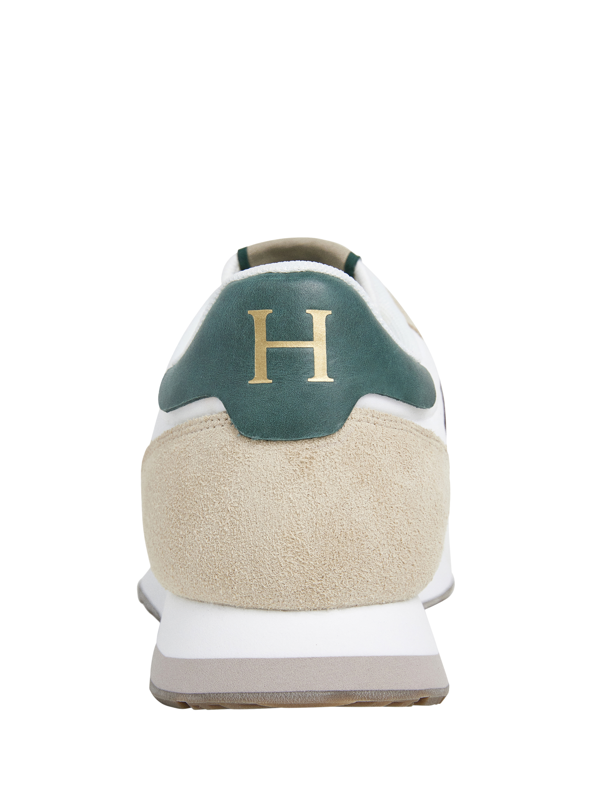 Product image 4 of 6, which shows Hackett London Keston Tape Lace Up Trainers, Off White/Multi, 11