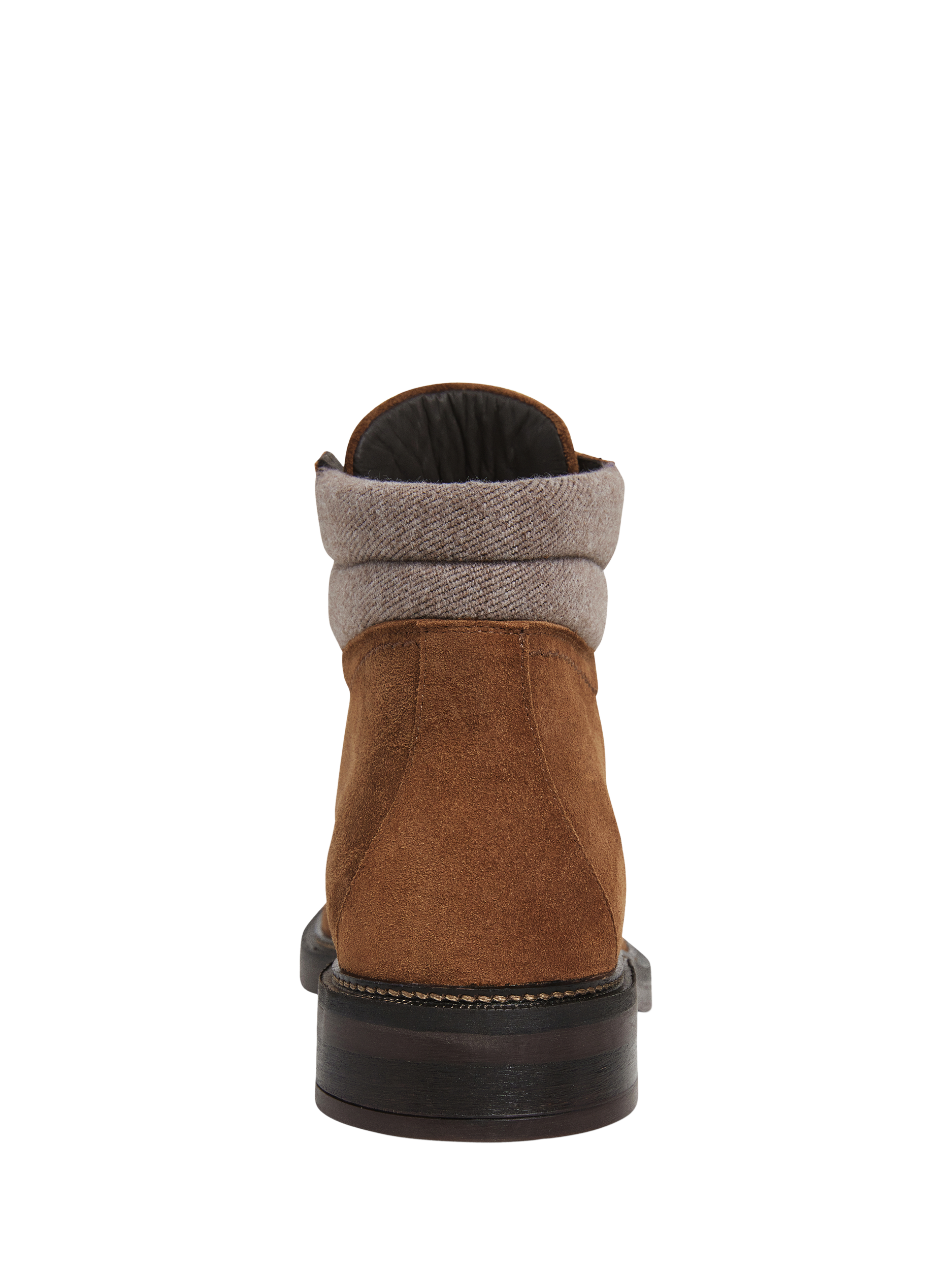 Product image 4 of 6, which shows Hackett London Suede Ankle Boots, Nut Brown, 6