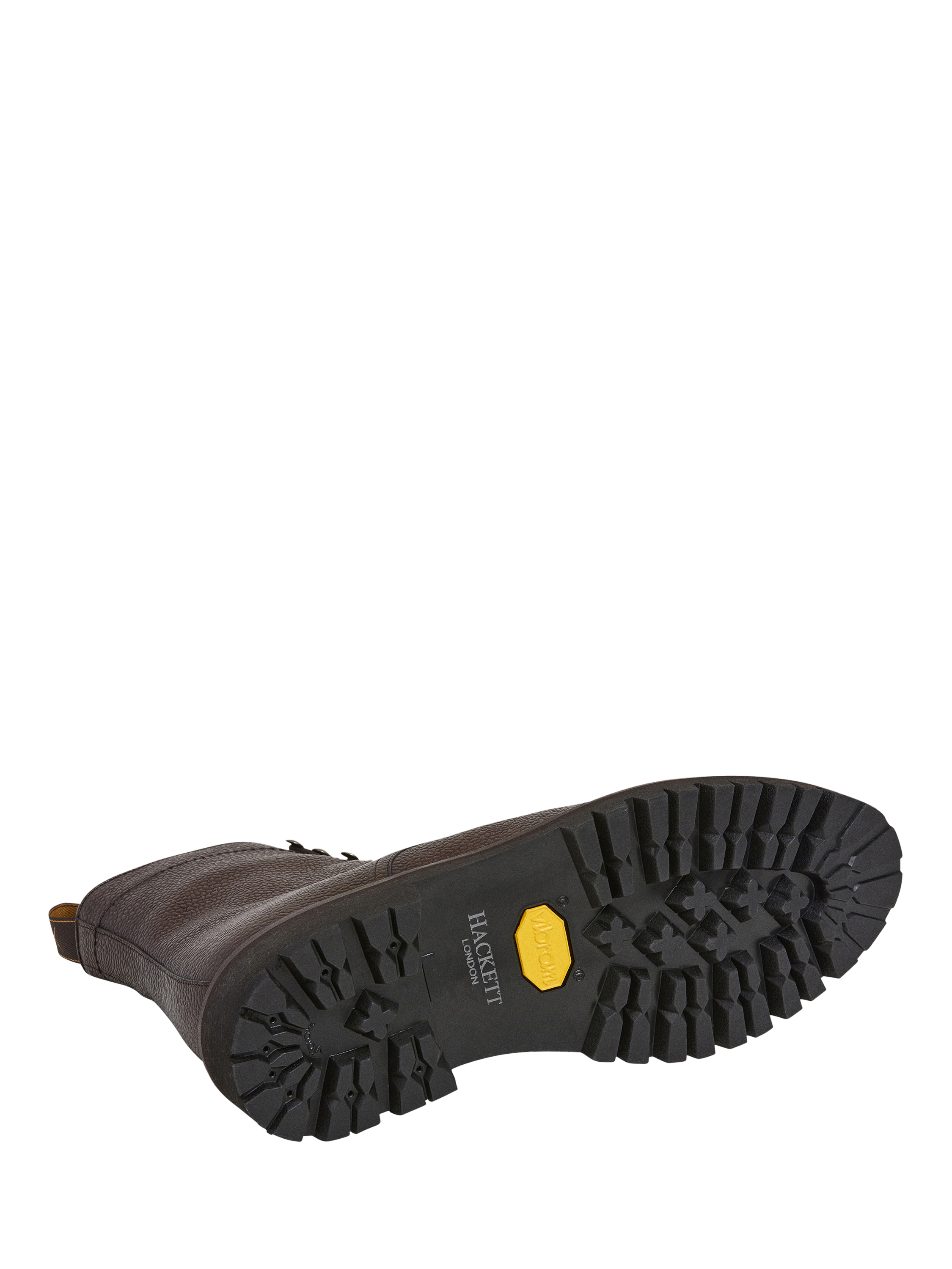 Product image 6 of 6, which shows Hackett London Lace Up Leather Ankle Boots, Dark Mocca Brown, 12