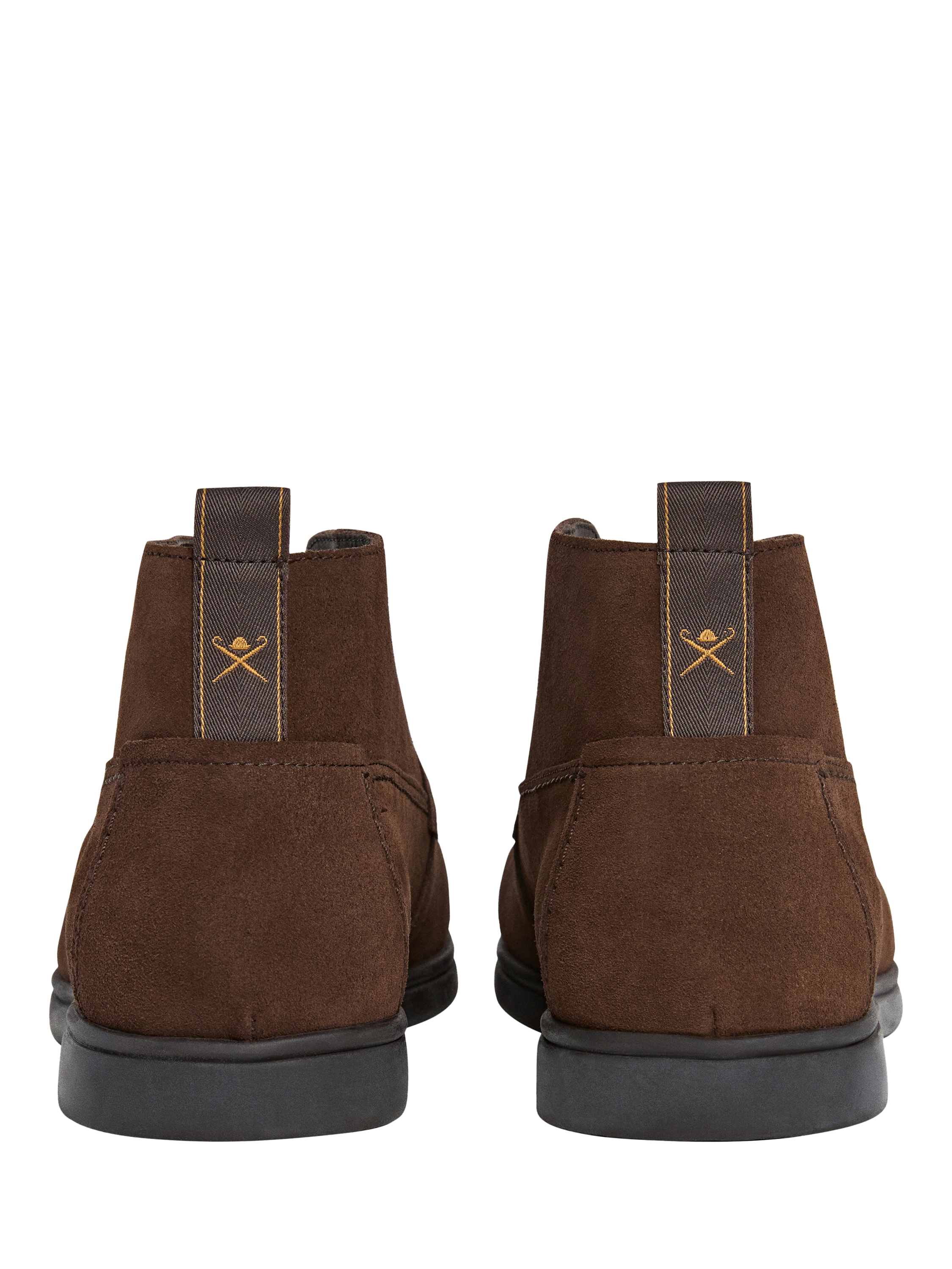 Product image 4 of 6, which shows Hackett London Suede Chukka Boots, Brown, 6