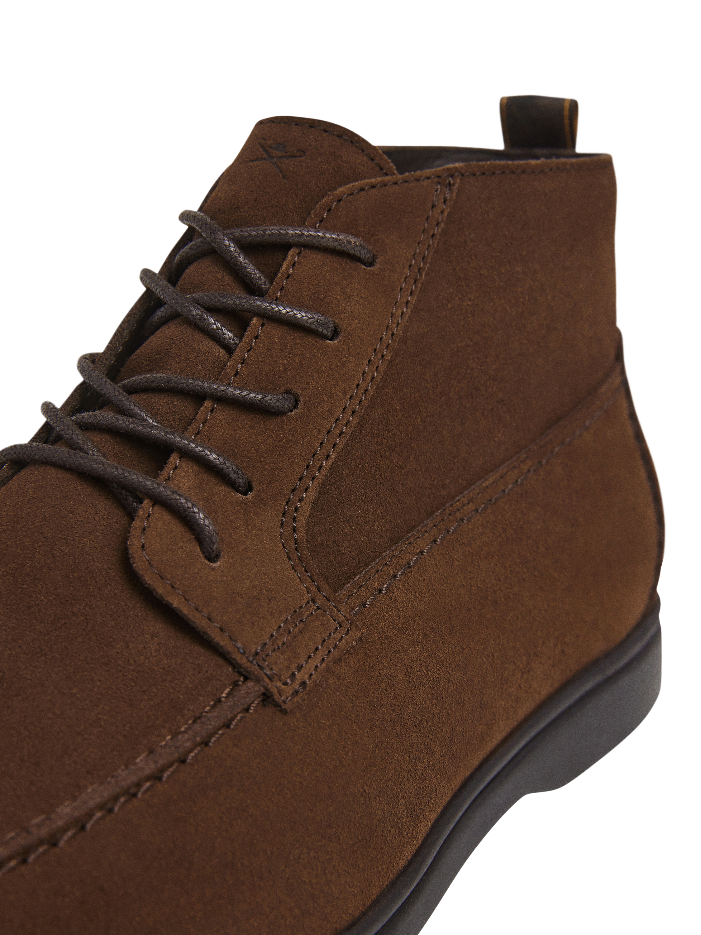 Product image 5 of 6, which shows Hackett London Suede Chukka Boots, Brown, 6