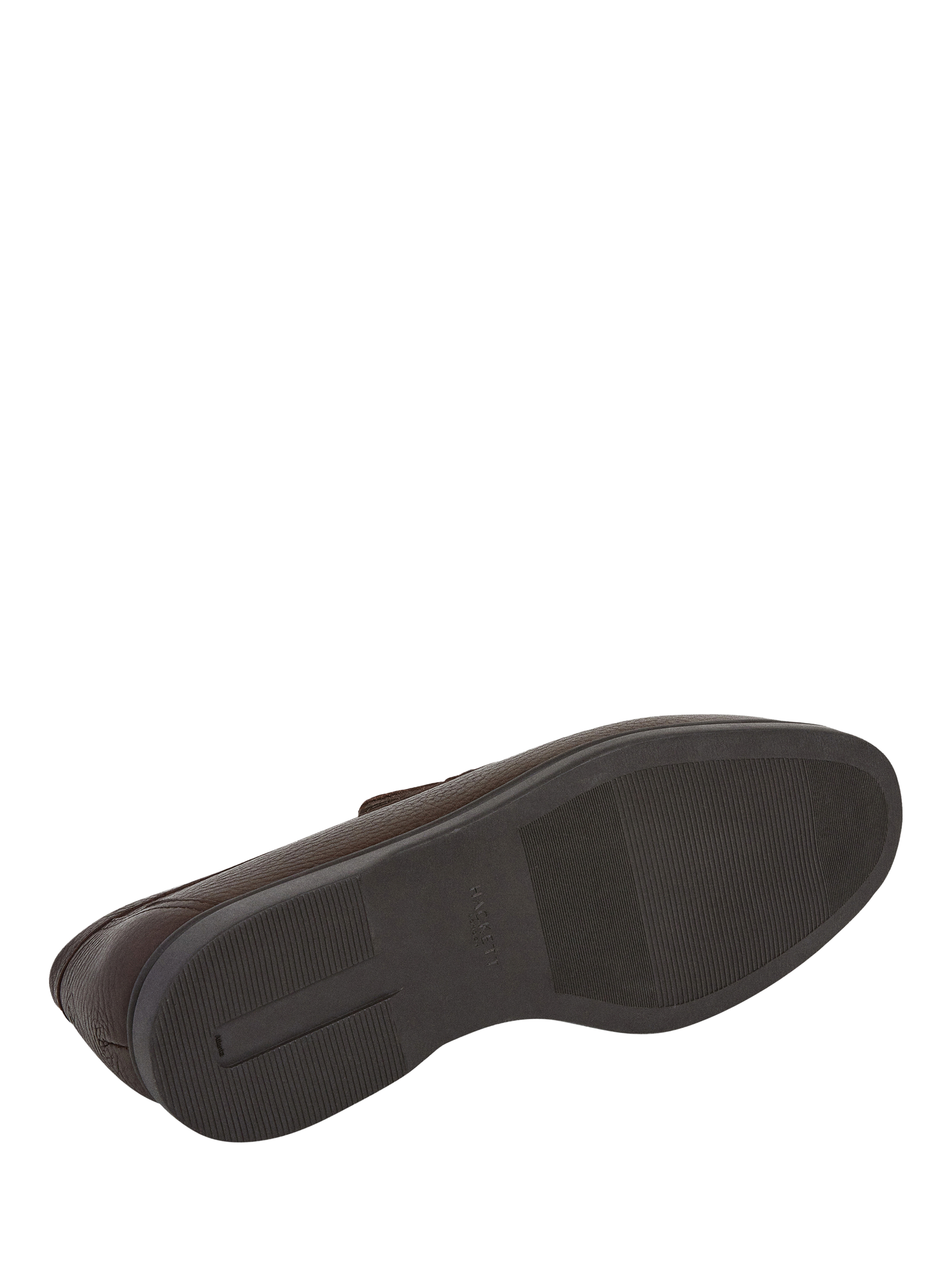 Product image 6 of 6, which shows Hackett London Minimalist Leather Loafers, Dark Mocca Brown, 11