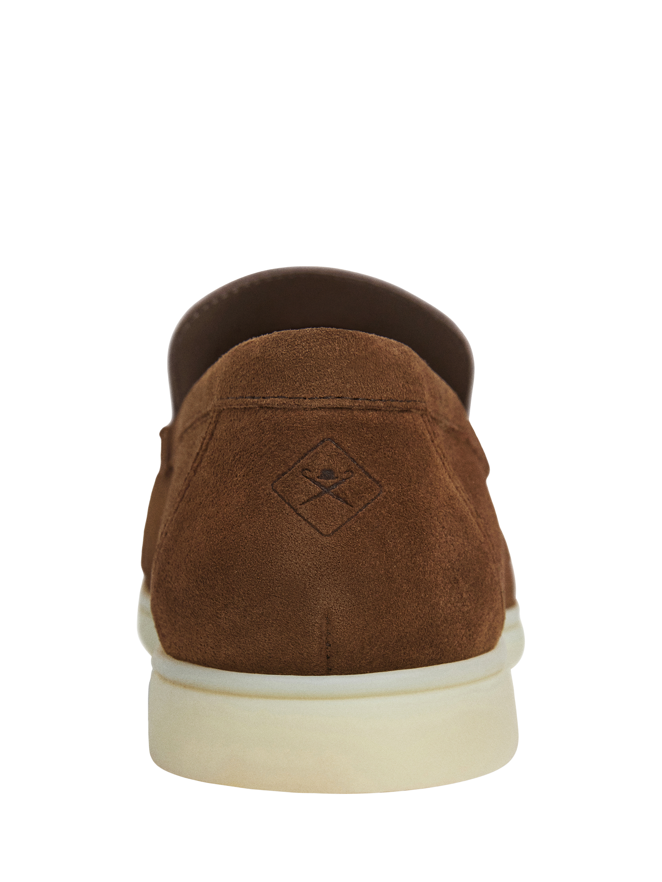 Product image 4 of 6, which shows Hackett London Suede Moccasins, Brown, 11