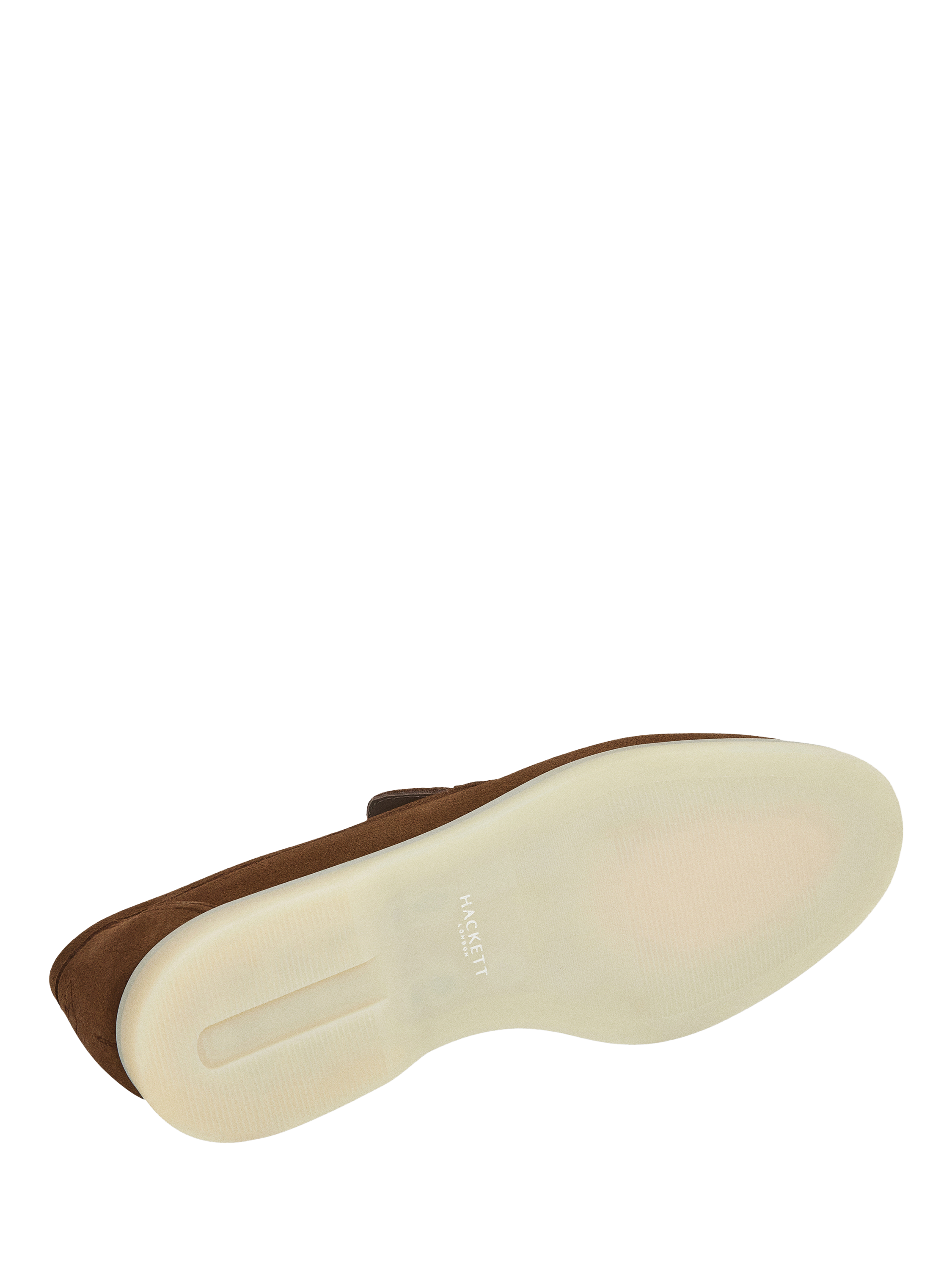 Product image 6 of 6, which shows Hackett London Suede Moccasins, Brown, 11