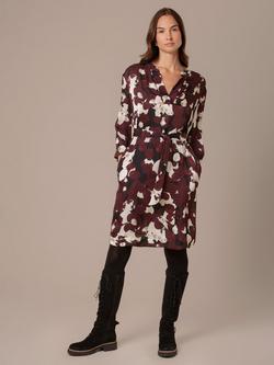 Celtic & Co. Drape Abstract Spot Dress, Multi, Multi