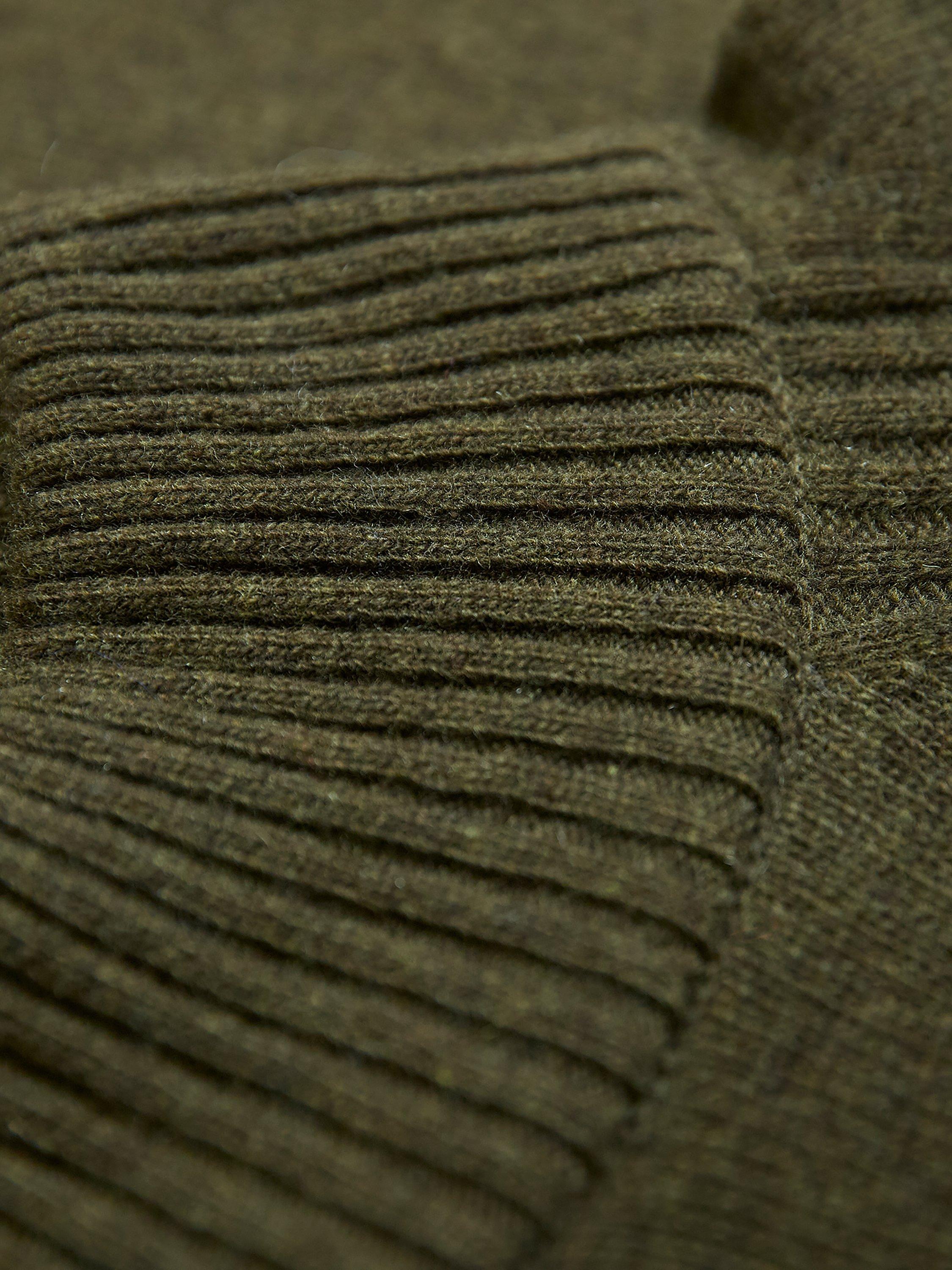 Product image 7 of 9, which shows Celtic & Co. Roll Neck Pure Wool Jumper Dress, Olive, XS