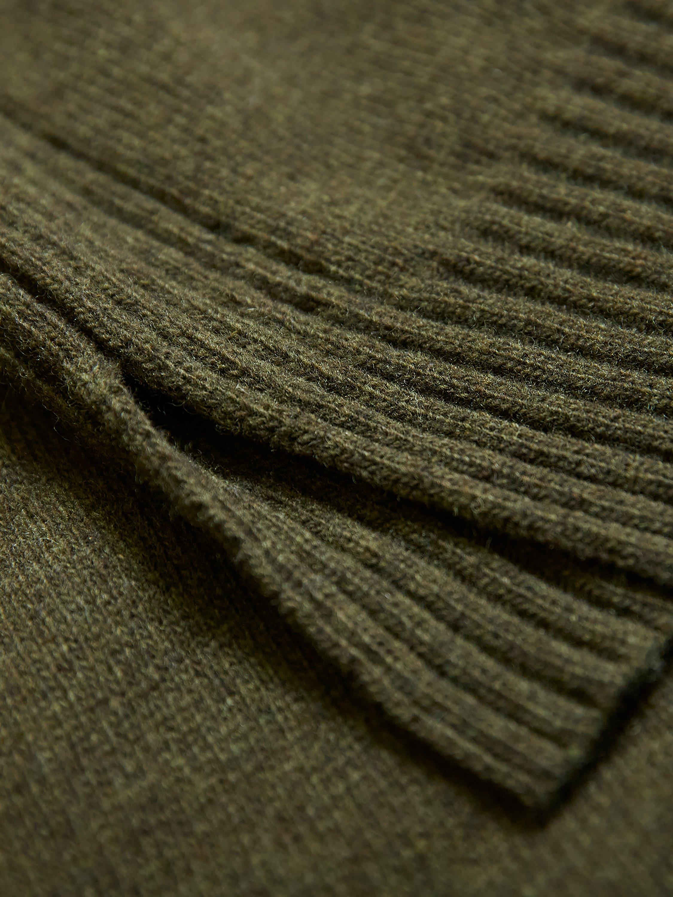 Product image 8 of 9, which shows Celtic & Co. Roll Neck Pure Wool Jumper Dress, Olive, XS