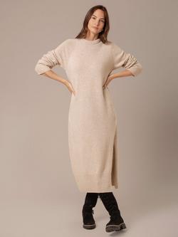 Celtic & Co. Slouch Pure Wool Jumper Dress, Oatmeal, Oatmeal