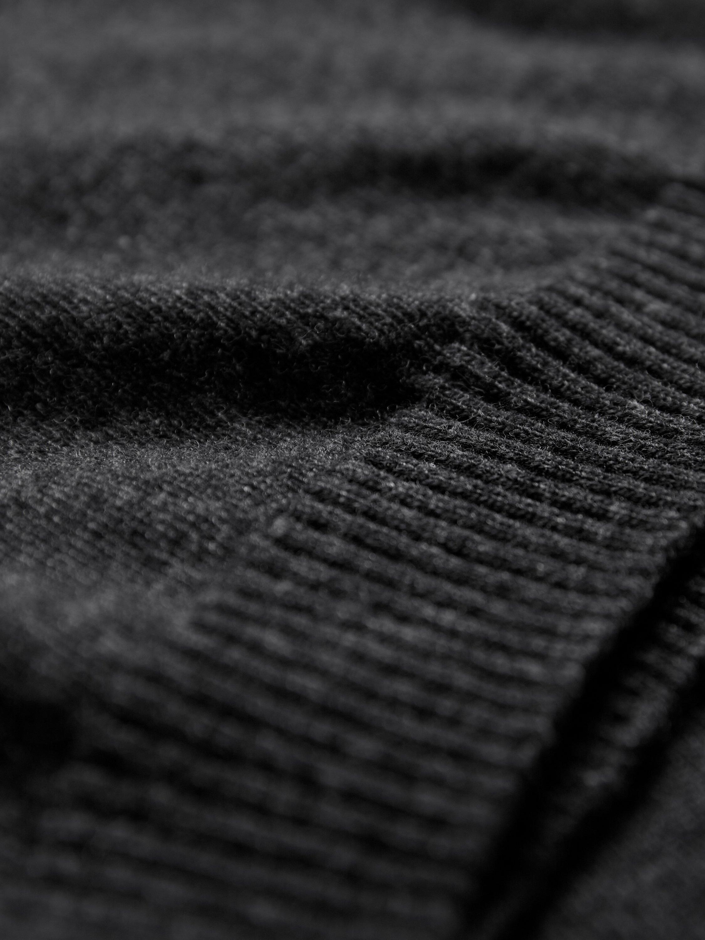 Product image 3 of 4, which shows Celtic & Co. Turtleneck Pure Wool Jumper Midi Dress, Charcoal, XS