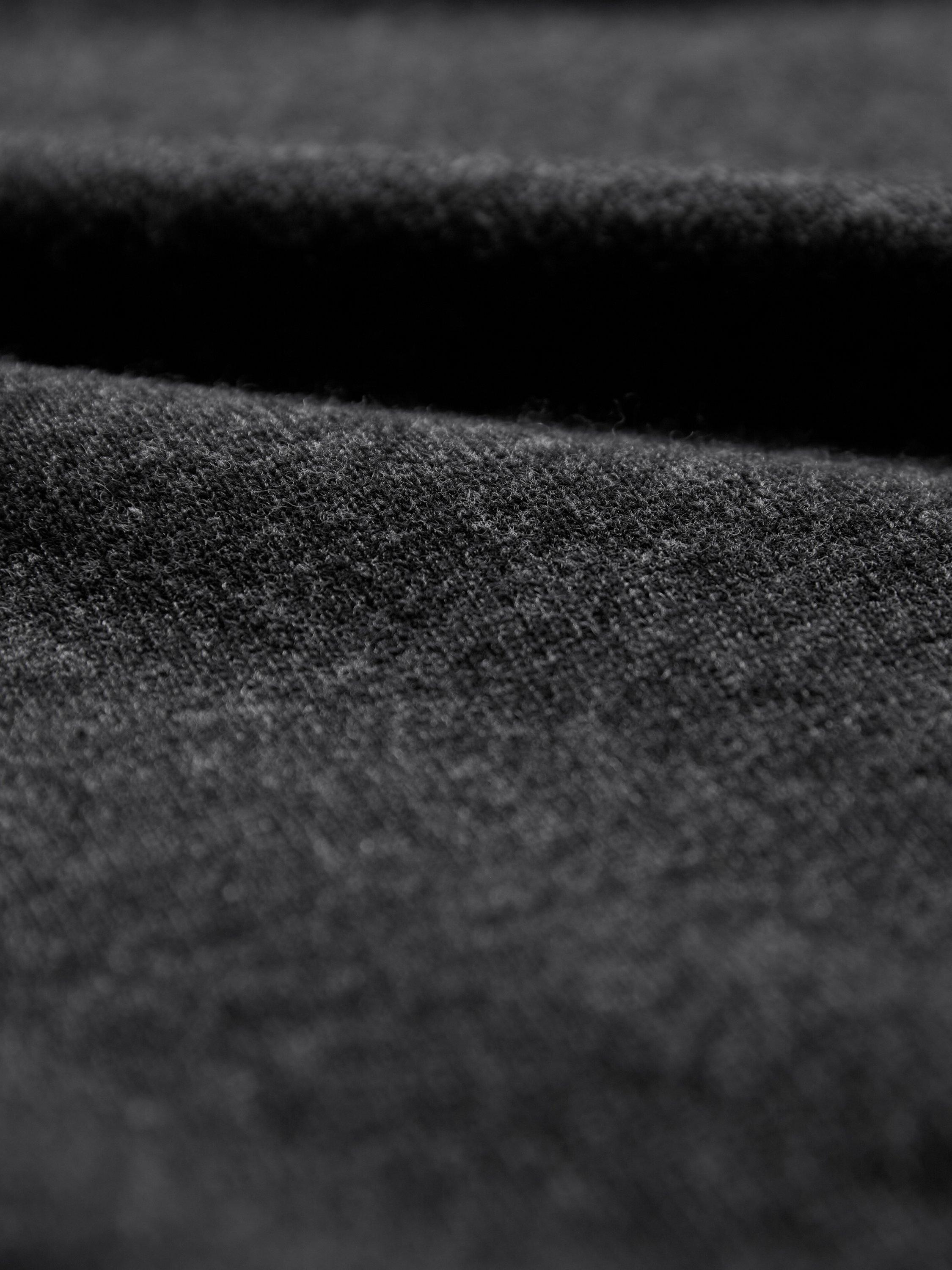 Product image 4 of 4, which shows Celtic & Co. Turtleneck Pure Wool Jumper Midi Dress, Charcoal, XS