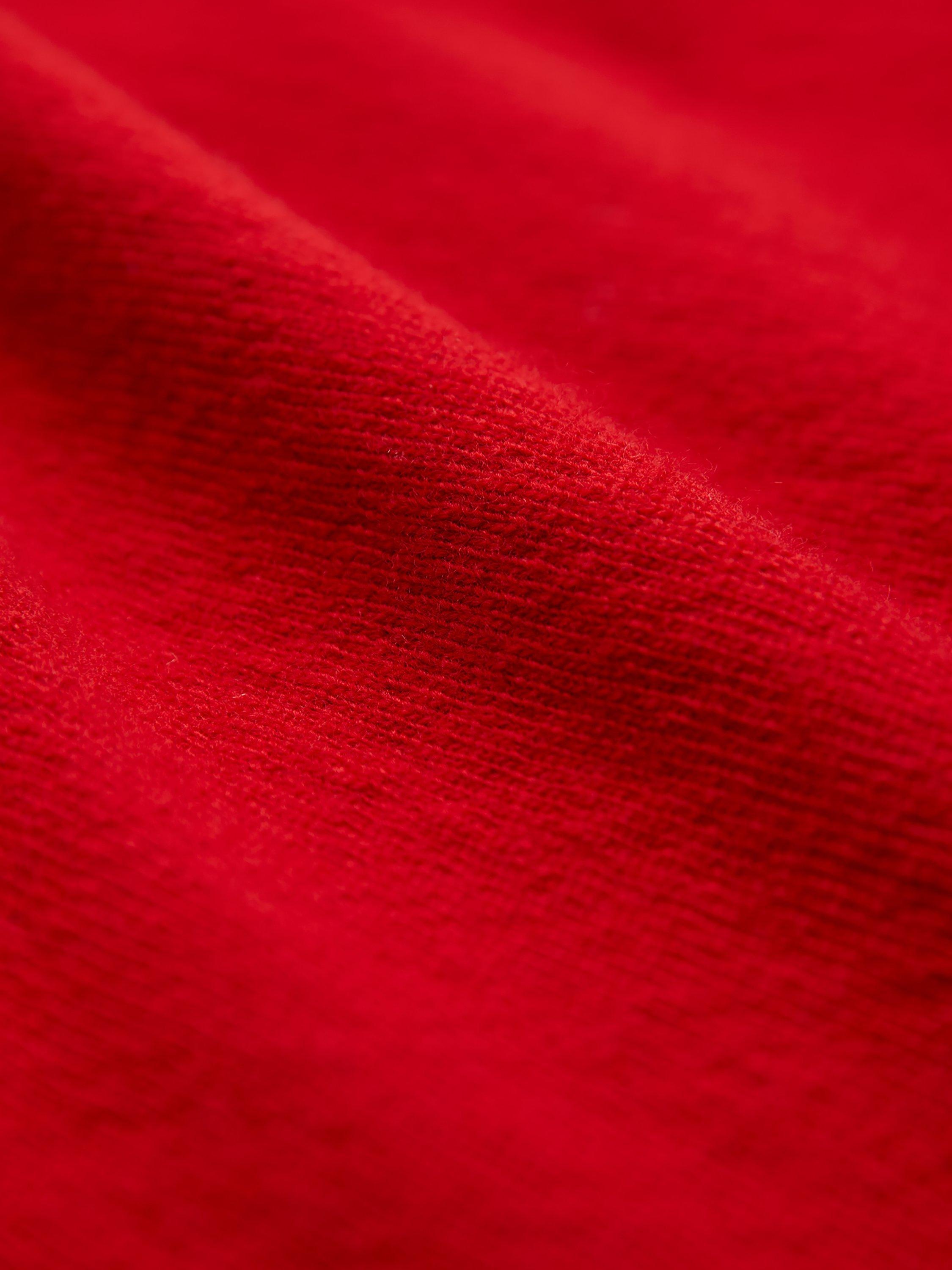 Product image 5 of 7, which shows Celtic & Co. Slouch Roll Neck Pure Wool Jumper, Garnet, XS