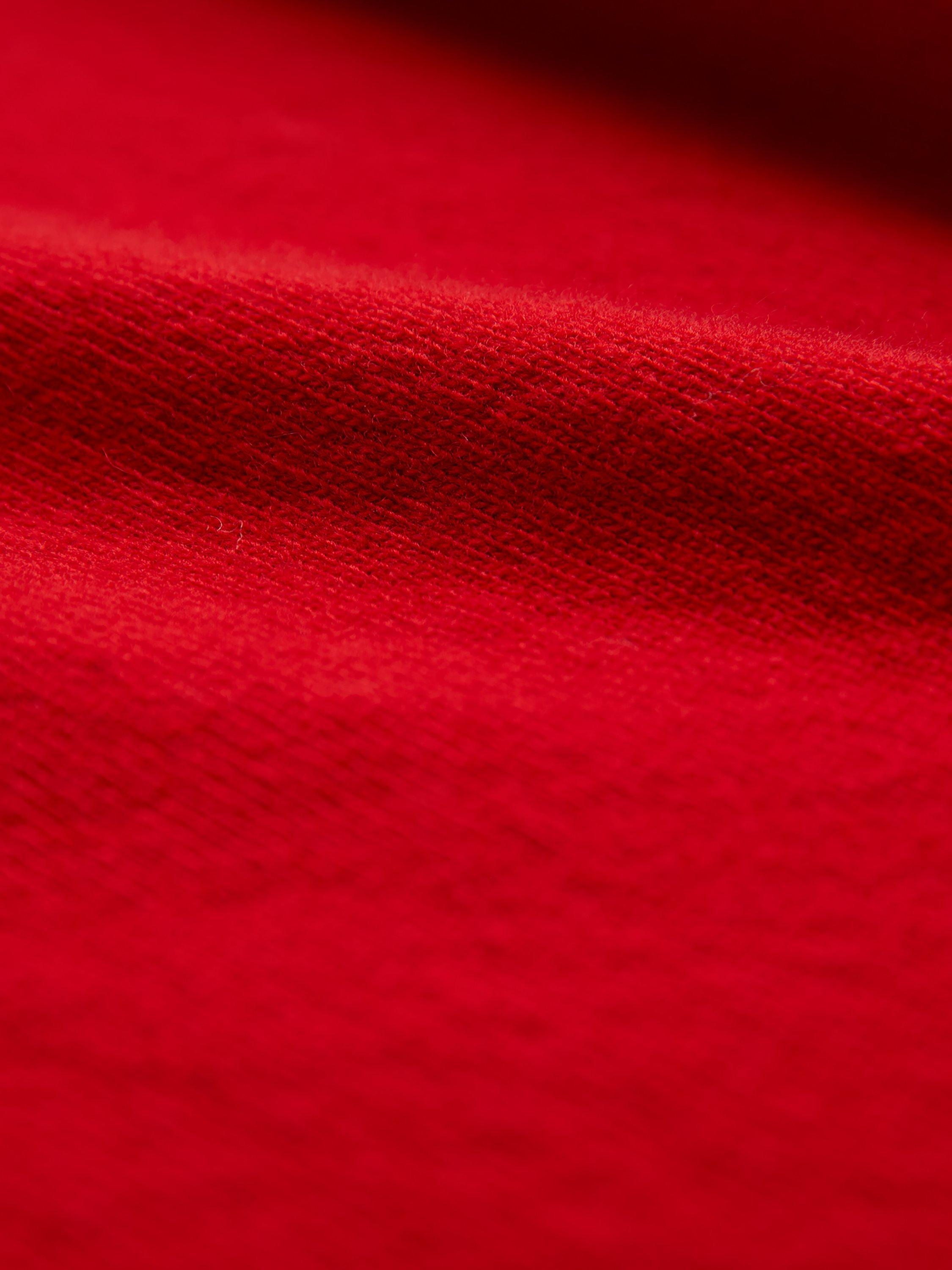 Product image 7 of 7, which shows Celtic & Co. Slouch Roll Neck Pure Wool Jumper, Garnet, XS