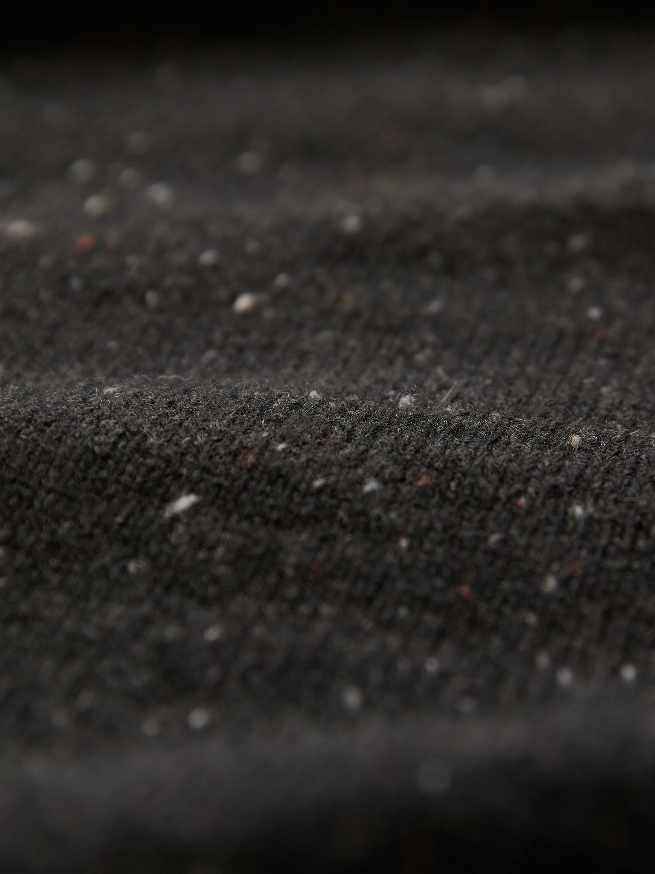 Product image 5 of 8, which shows Celtic & Co. Fleck High Neck Pure Wool Jumper, Charcoal, XS