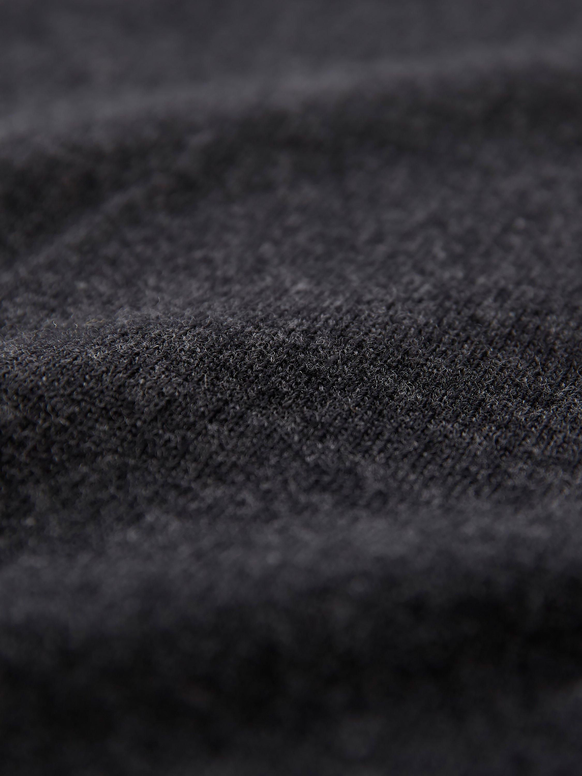 Product image 5 of 8, which shows Celtic & Co. Pure Wool Barrel Leg Lounge Trousers, Charcoal, XS