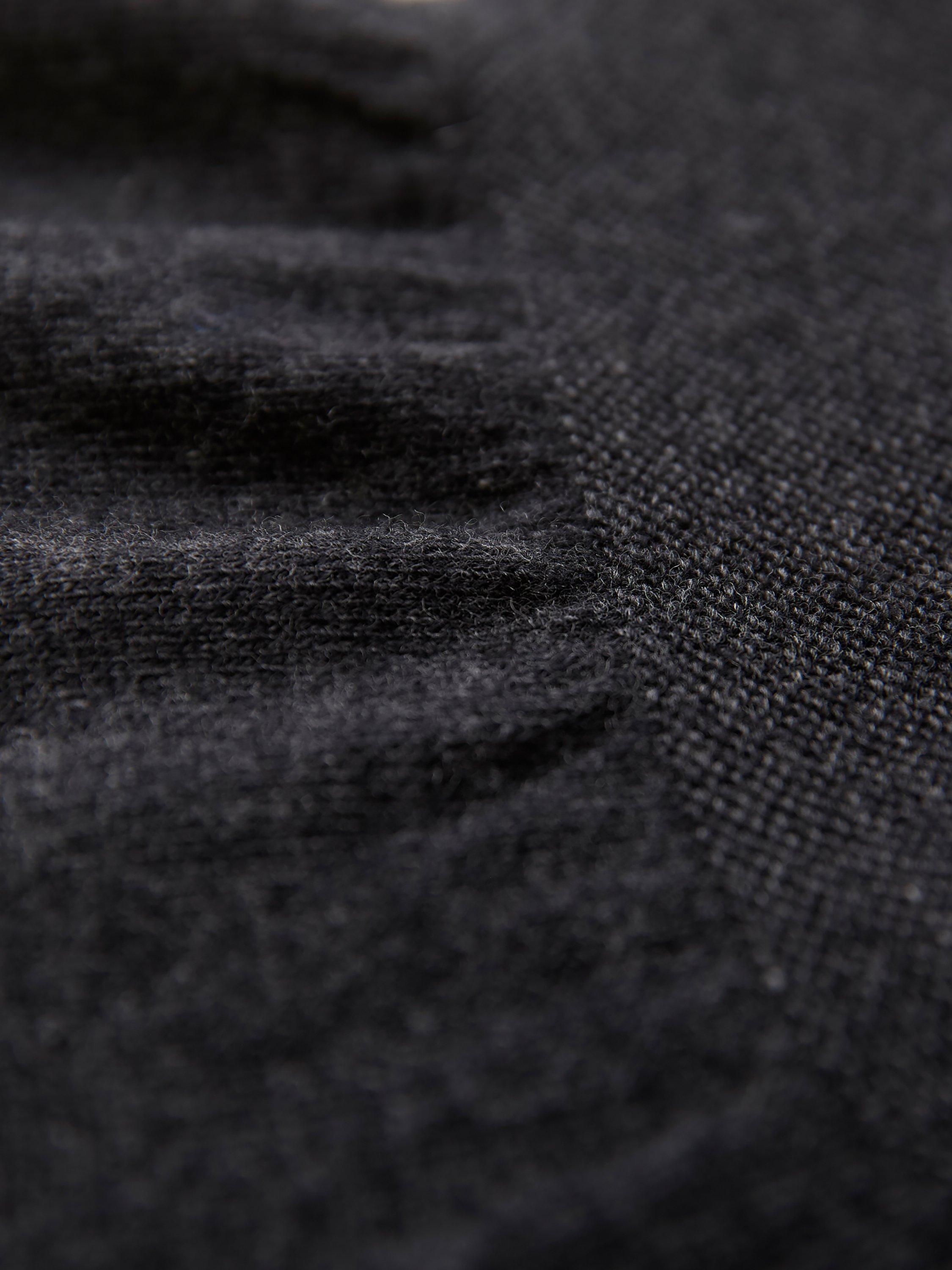 Product image 6 of 8, which shows Celtic & Co. Pure Wool Barrel Leg Lounge Trousers, Charcoal, XS