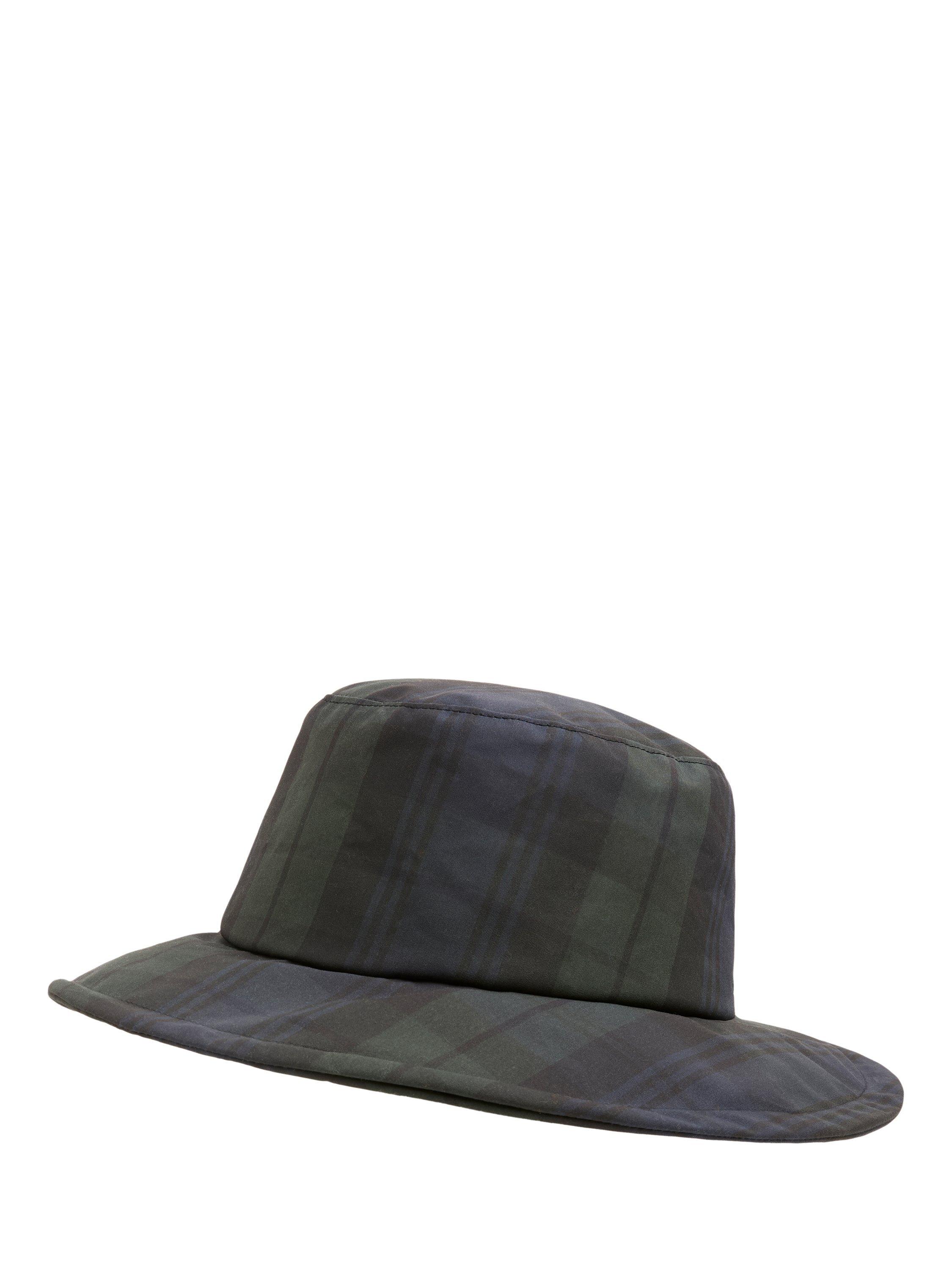 Product image 1 of 4, which shows Celtic & Co. Wax Tartan Hat, Blackwatch, One Size