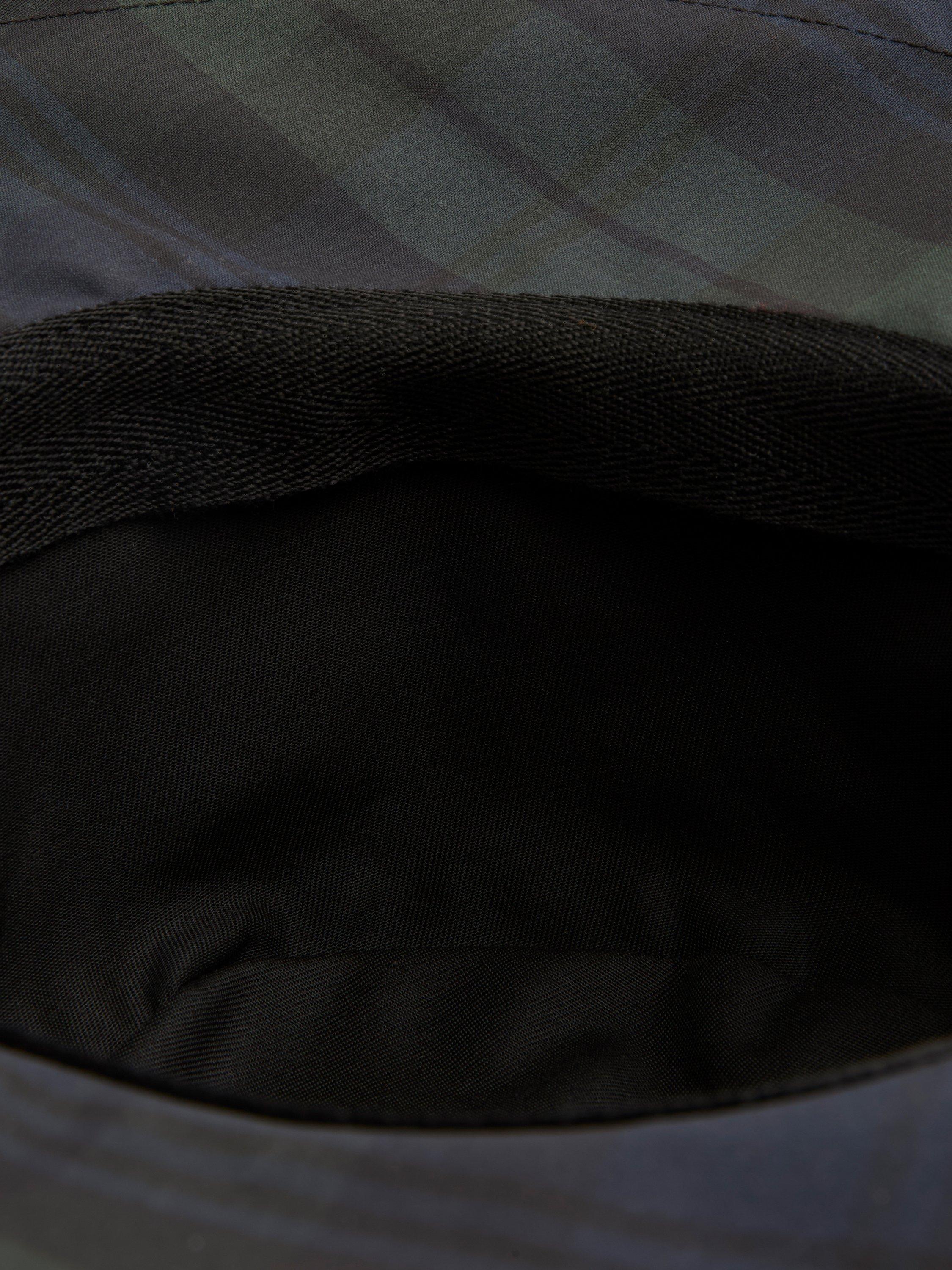 Product image 3 of 4, which shows Celtic & Co. Wax Tartan Hat, Blackwatch, One Size