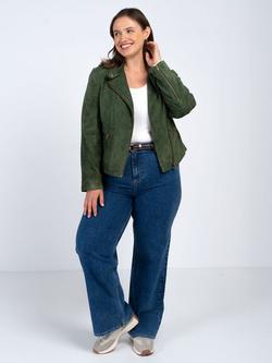 Celtic & Co. The Hudson Suede Jacket, Dark Olive