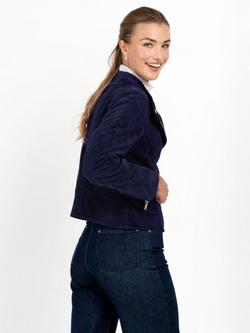 Celtic & Co. The Hudson Suede Jacket - view 2, Navy