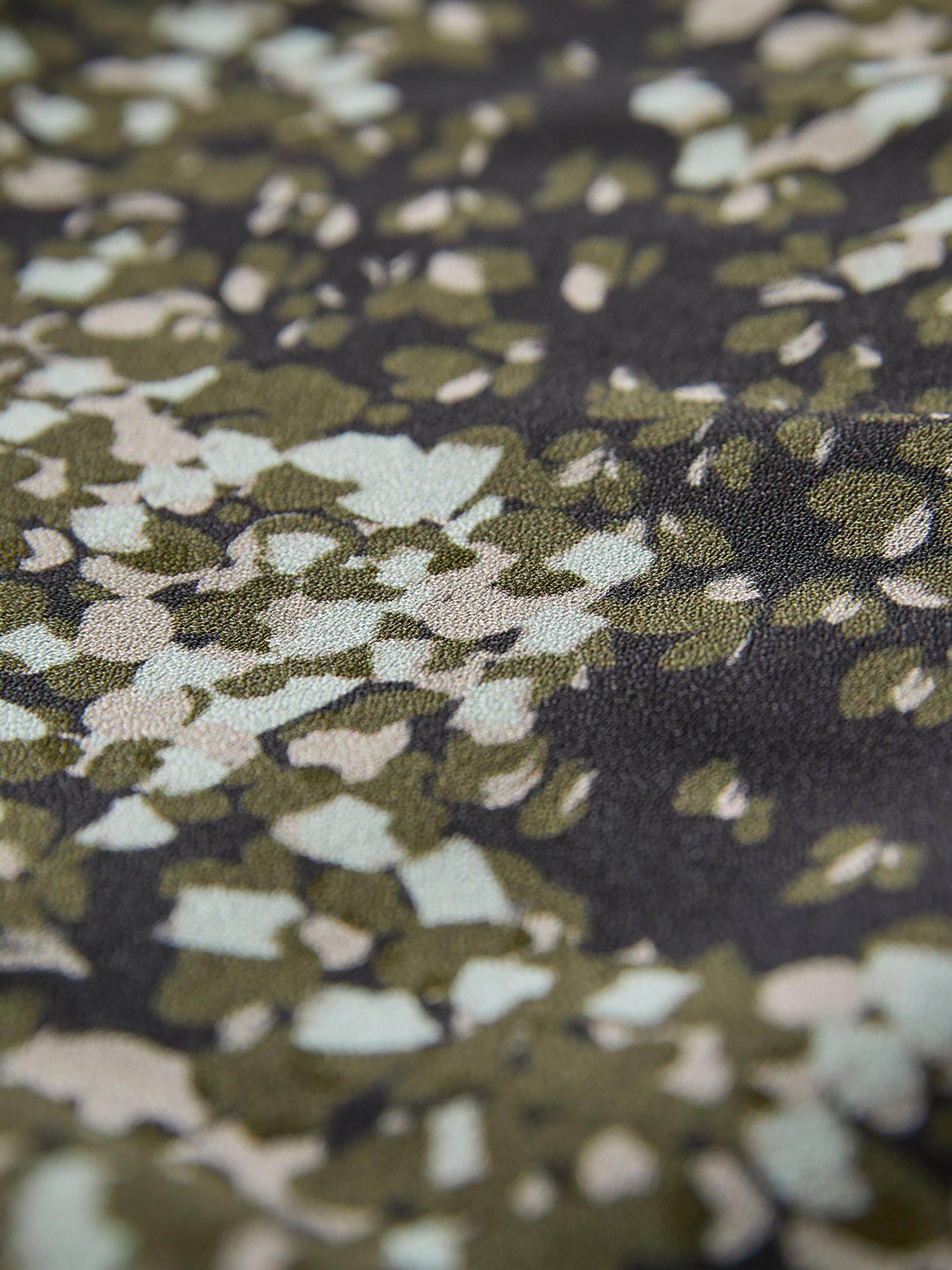 Product image 5 of 6, which shows Celtic & Co. Pleated Detail Knee Length Dress, Multi, 8