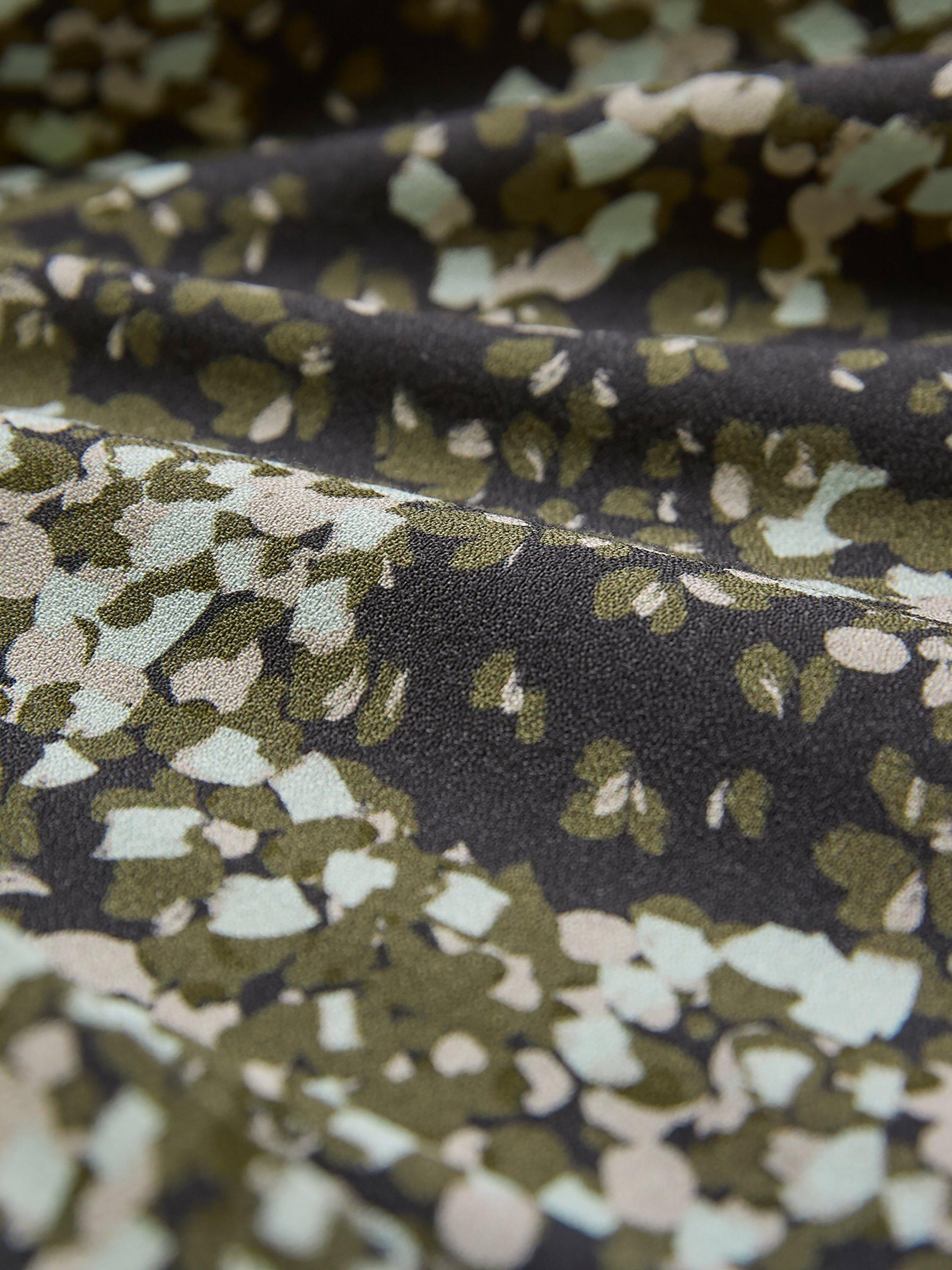 Product image 6 of 6, which shows Celtic & Co. Pleated Detail Knee Length Dress, Multi, 8