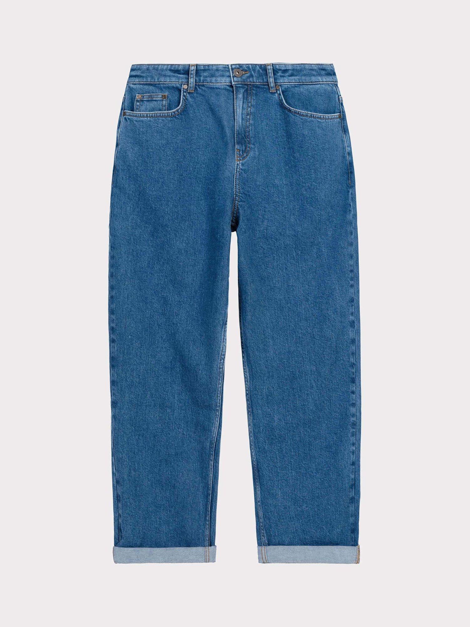 Product image 5 of 5, which shows Celtic & Co. Darla Boyfriend Jeans, Mid Blue, 8
