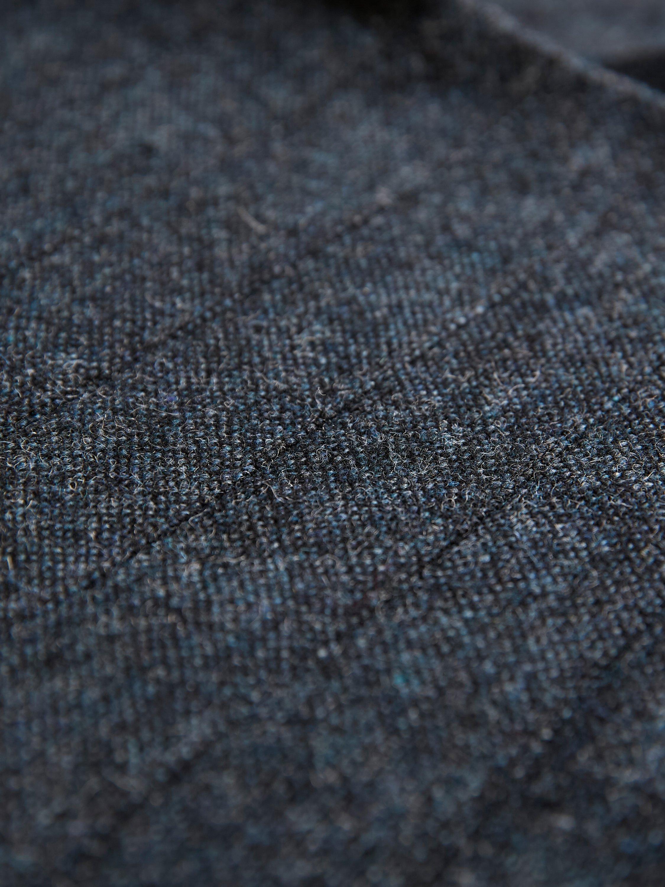 Product image 8 of 8, which shows Celtic & Co. Button Detail Pleated Midi Skirt, Dark Navy, 8