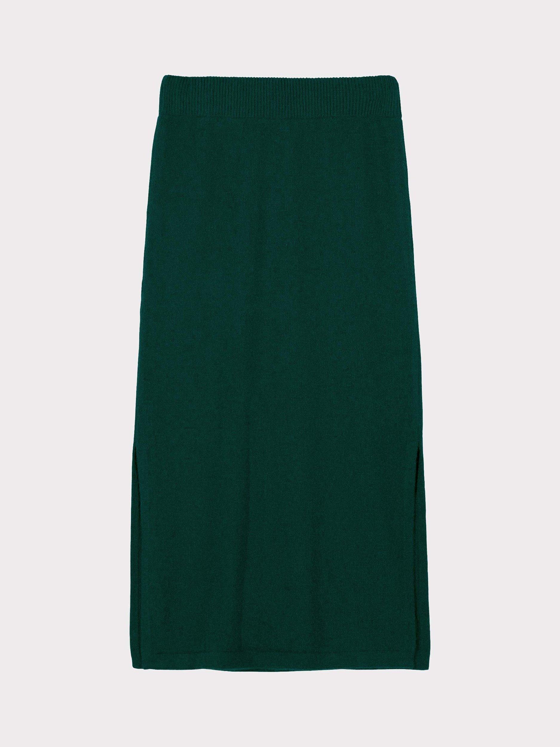 Product image 5 of 6, which shows Celtic & Co. Josie Pure Wool Knitted Skirt, Pine, 8