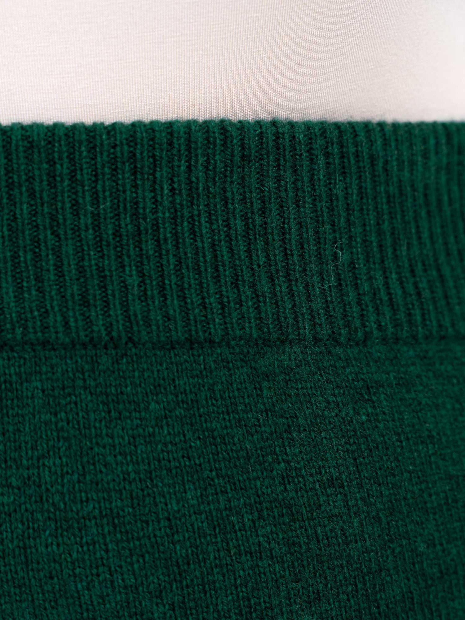 Product image 6 of 6, which shows Celtic & Co. Josie Pure Wool Knitted Skirt, Pine, 8
