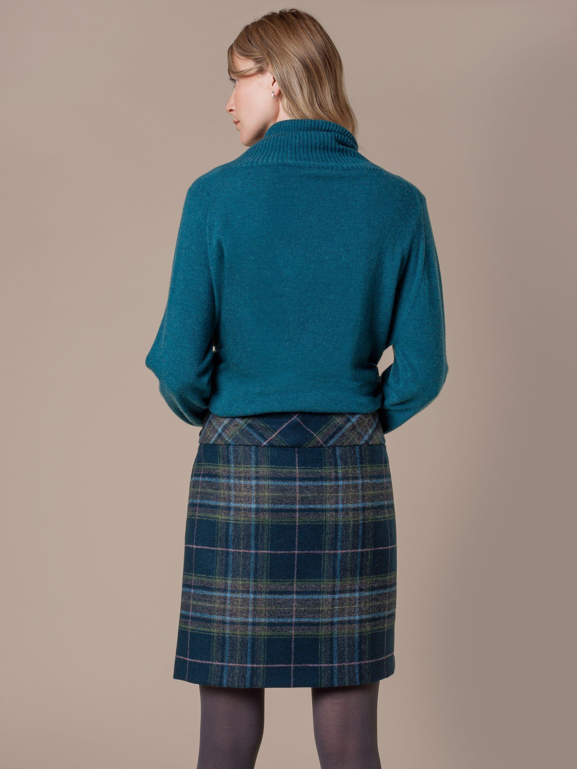 Product image 2 of 6, which shows Celtic & Co.The Wool Celt Kilt Mini Skirt , Tartan Multi, 8