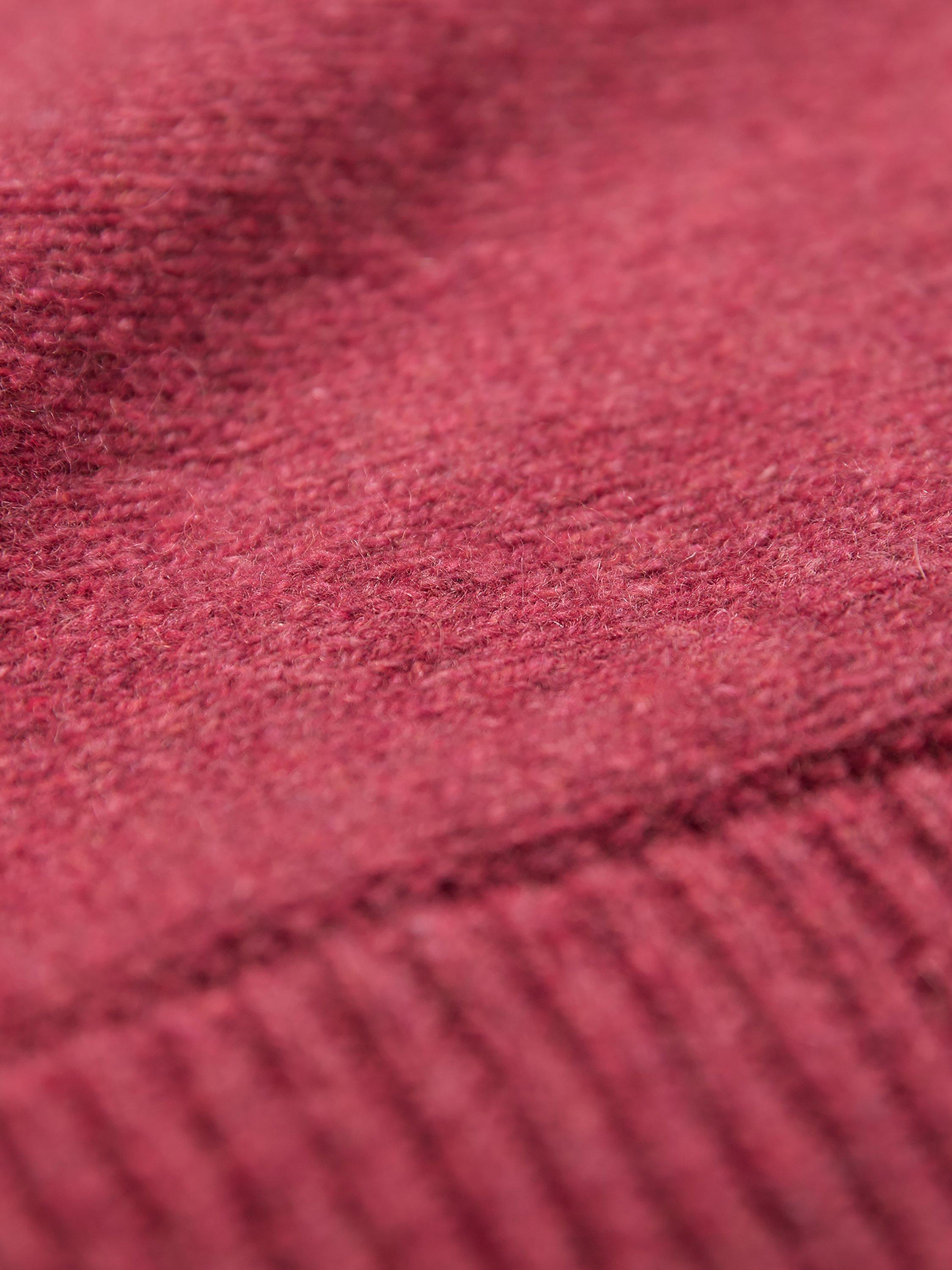 Product image 6 of 8, which shows Celtic & Co. Roll Neck Pure Merino Wool Jumper, Cherry, XS