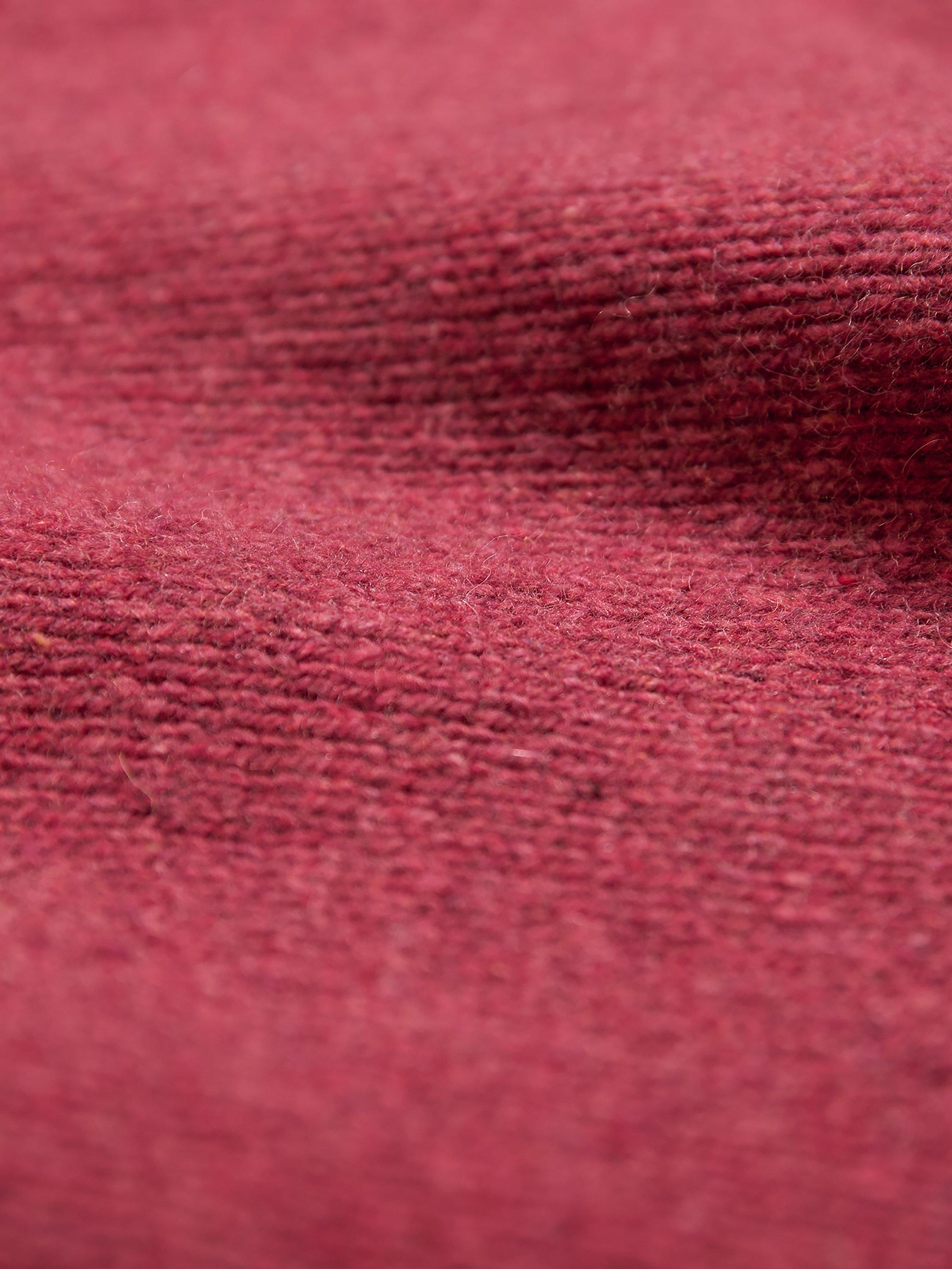 Product image 7 of 8, which shows Celtic & Co. Roll Neck Pure Merino Wool Jumper, Cherry, XS