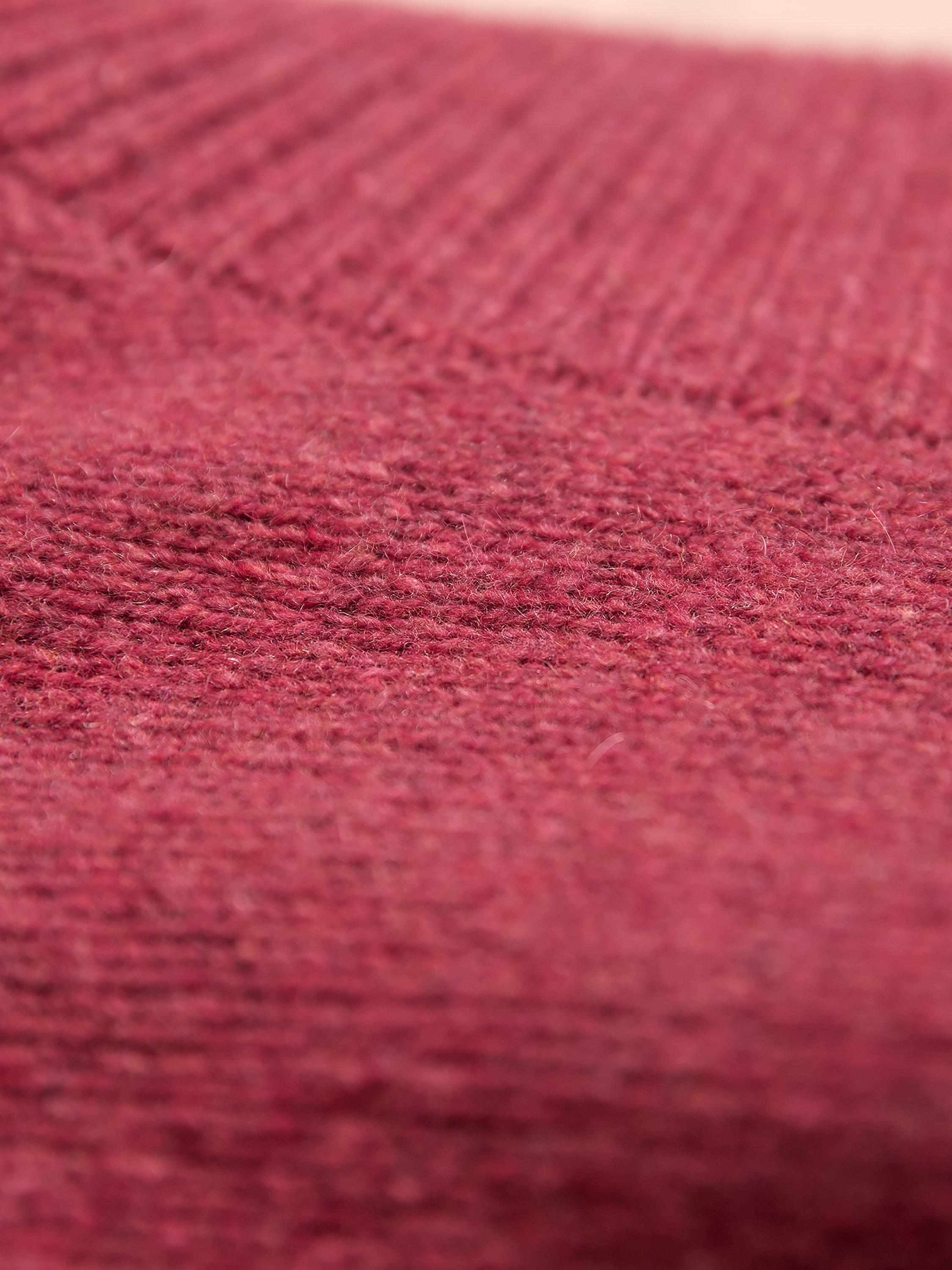 Product image 8 of 8, which shows Celtic & Co. Roll Neck Pure Merino Wool Jumper, Cherry, XS