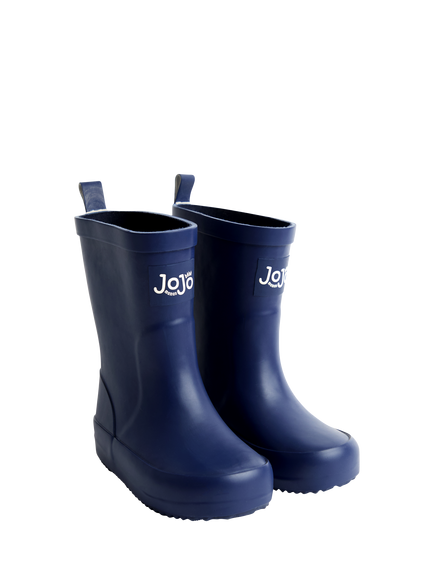JoJo Maman Bébé Kids' Plain Wellington Boots, Navy