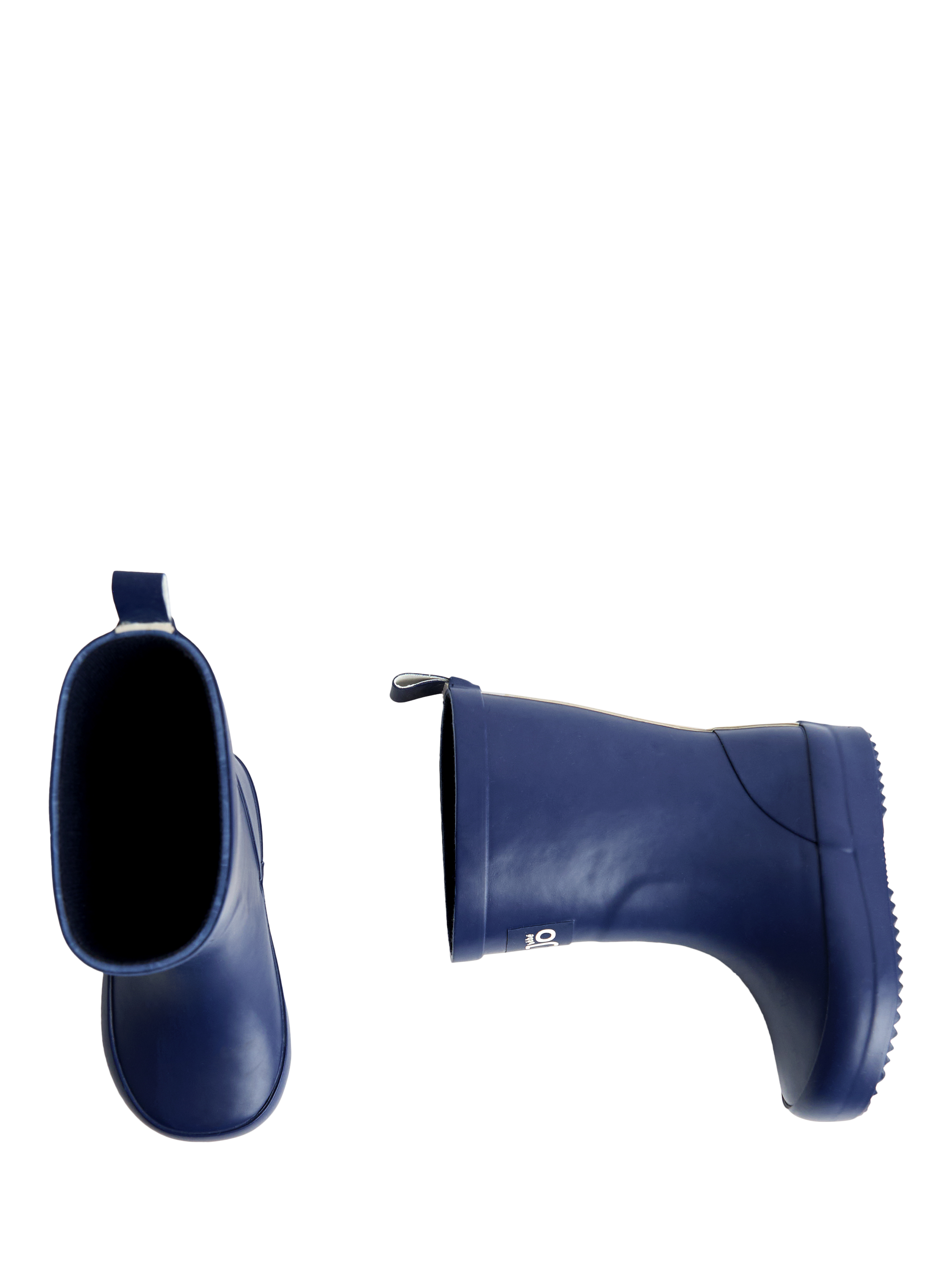 Product image 3 of 4, which shows JoJo Maman Bébé Kids' Plain Wellington Boots, Navy, EU20