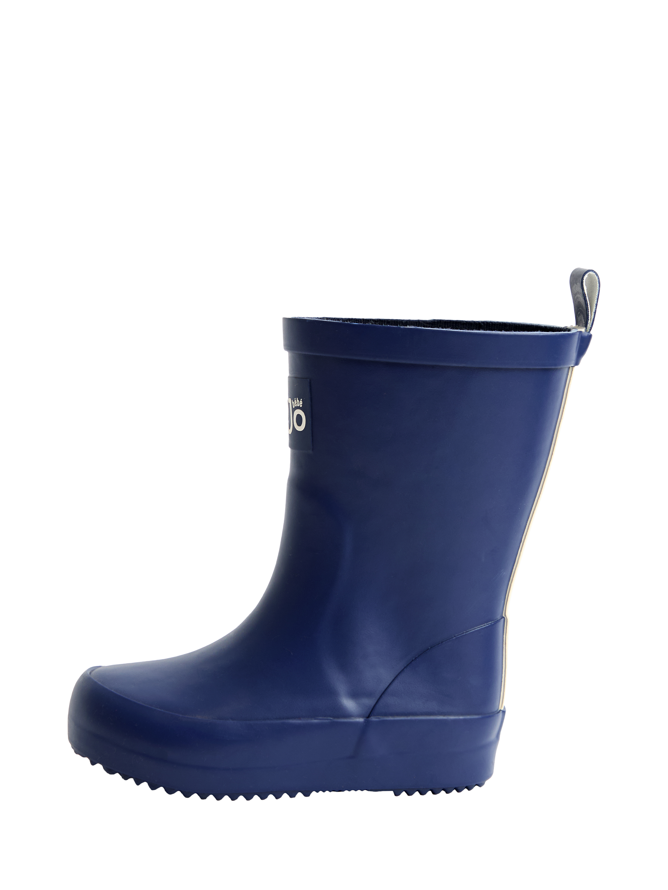 Product image 4 of 4, which shows JoJo Maman Bébé Kids' Plain Wellington Boots, Navy, EU20