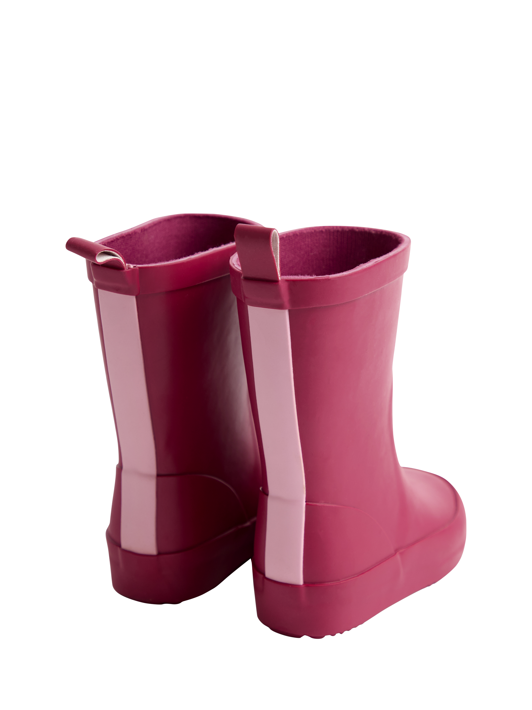 Product image 2 of 4, which shows JoJo Maman Bébé Kids' Plain Wellington Boots, Raspberry, EU20