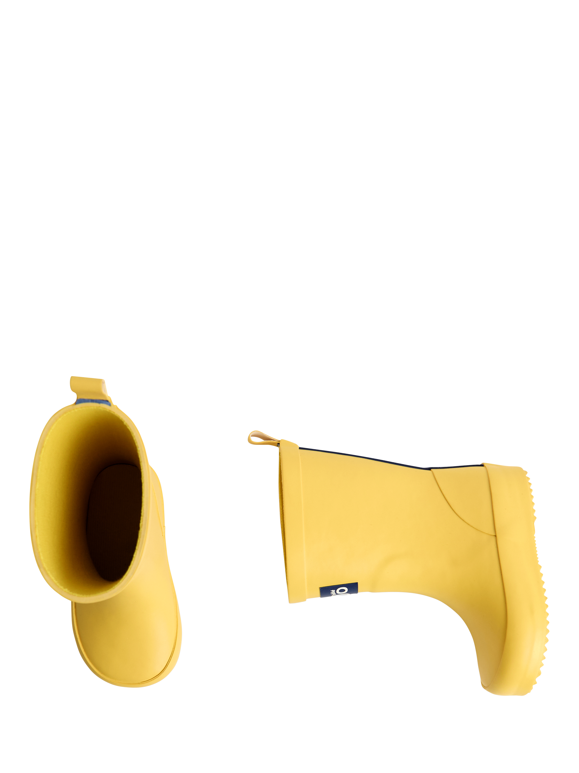 Product image 3 of 4, which shows JoJo Maman Bébé Kids' Plain Wellington Boots, Yellow, EU20