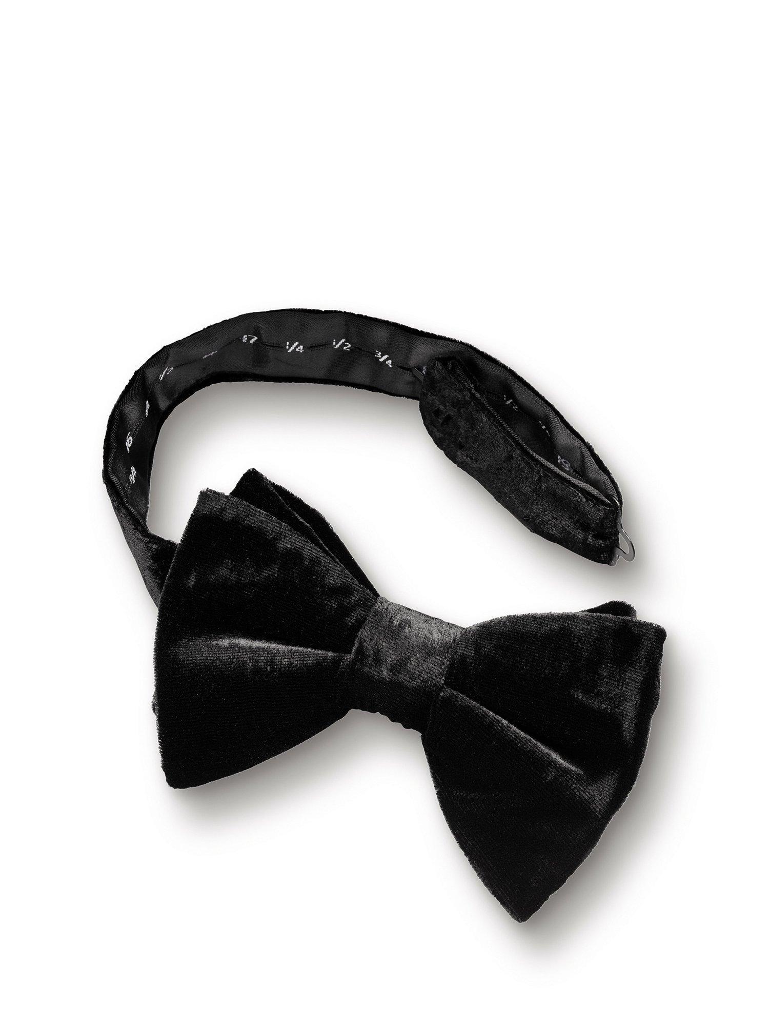 Product image 1 of 1, which shows Charles Tyrwhitt Velvet Bow Tie, Black, One Size