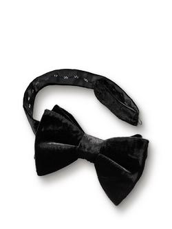 Charles Tyrwhitt Velvet Bow Tie, Black, Black