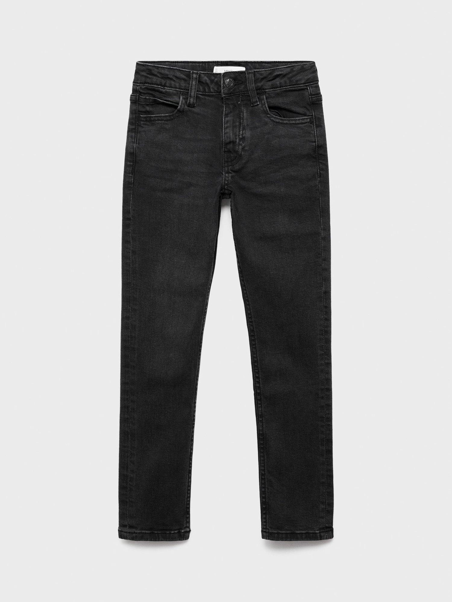Product image 1 of 4, which shows Mango Kids' Skinny Jeans, Grey, 10 years