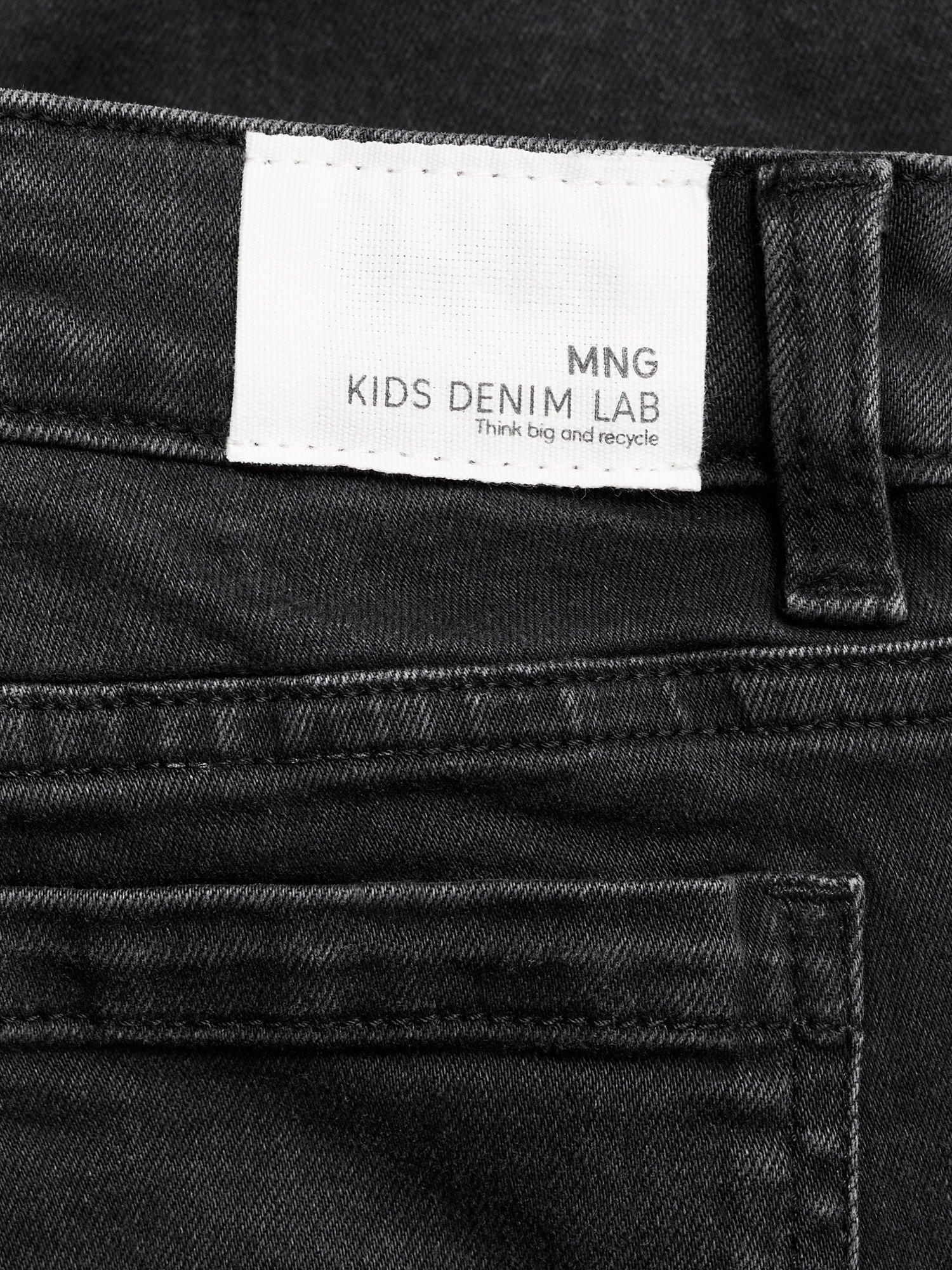 Product image 3 of 4, which shows Mango Kids' Skinny Jeans, Grey, 10 years