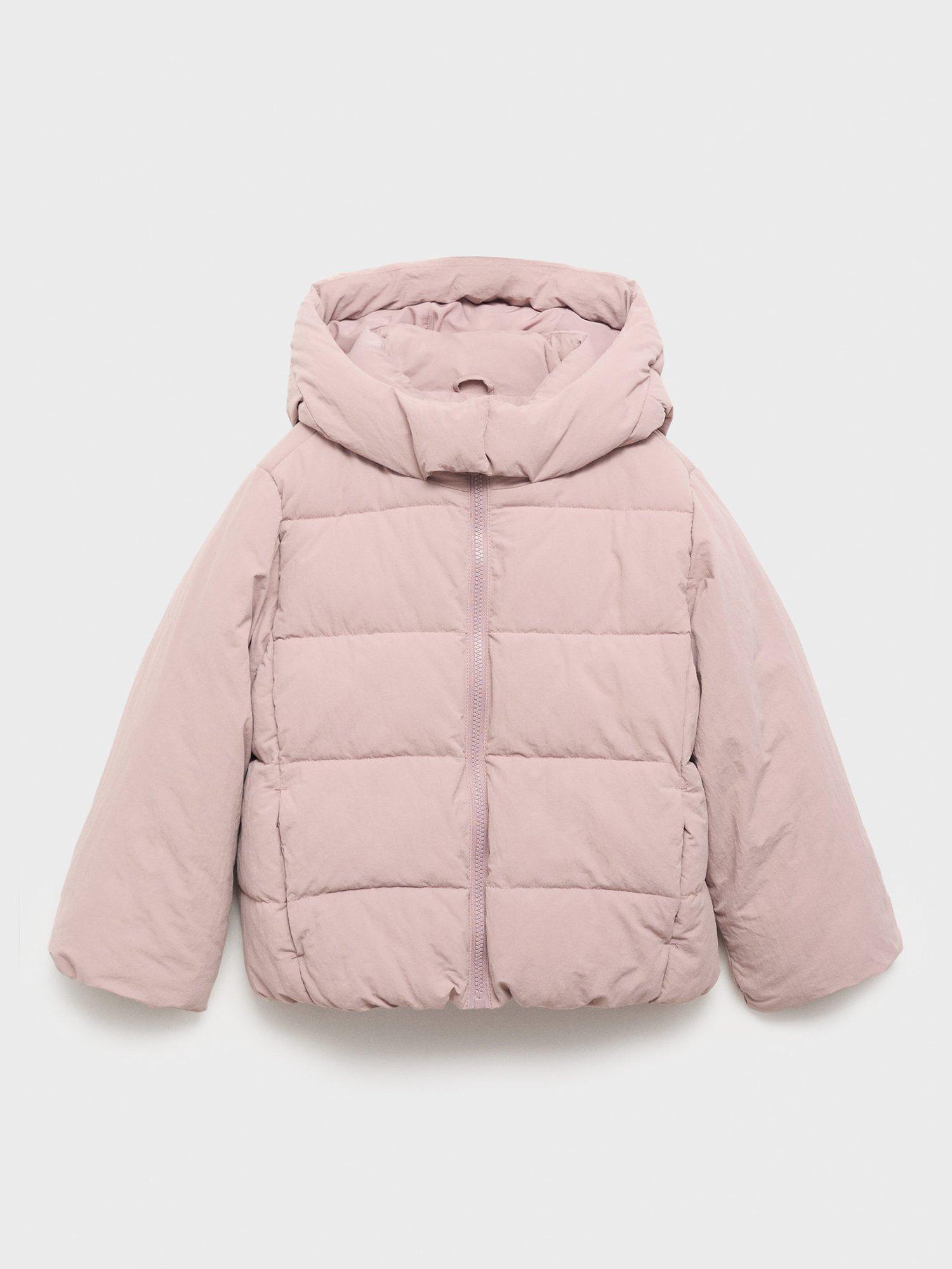 Product image 1 of 4, which shows Mango Kids' Valeria Puffer Jacket, Pink, 10 years